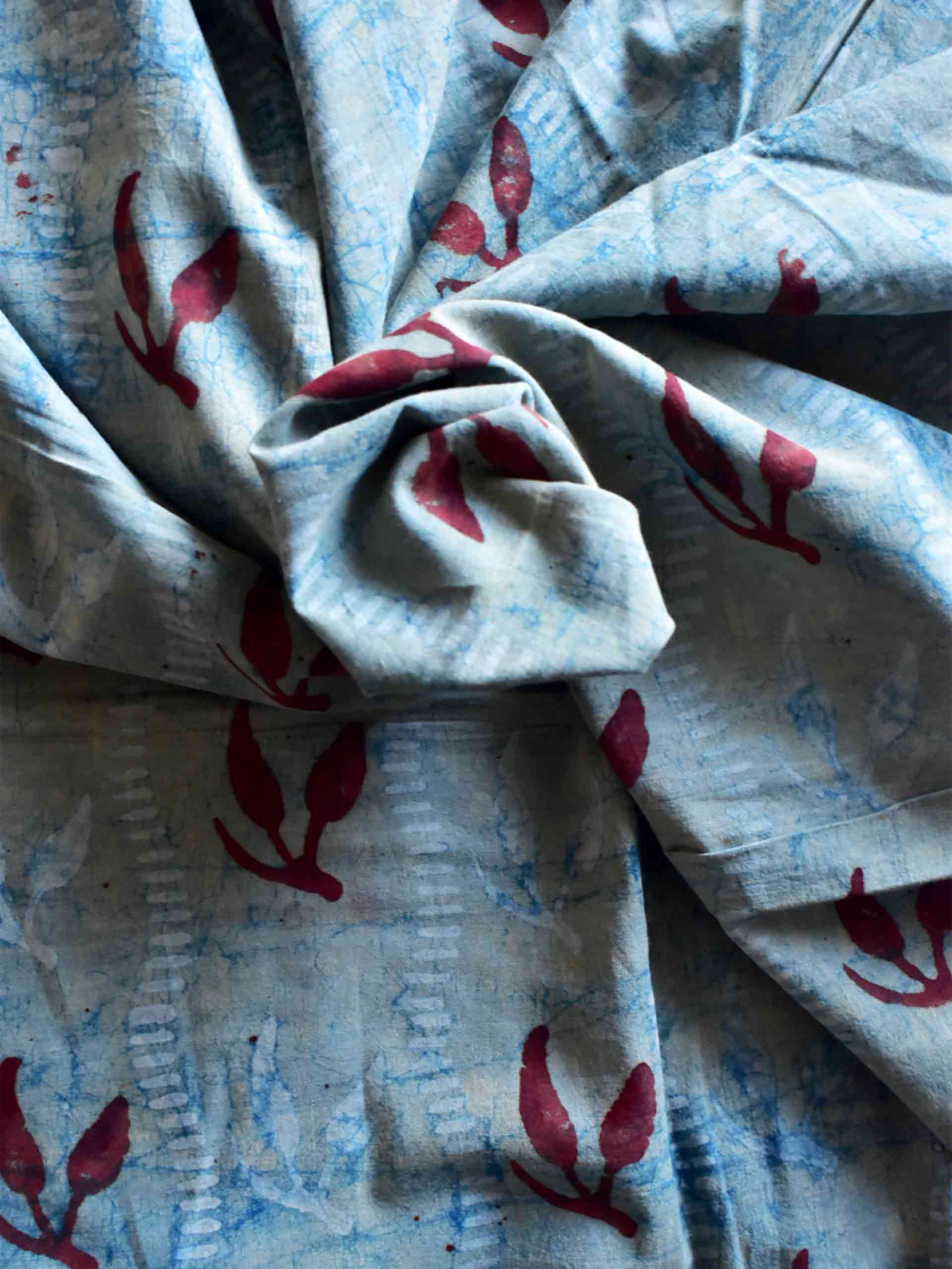 Hand Block Printed Cotton Fabric