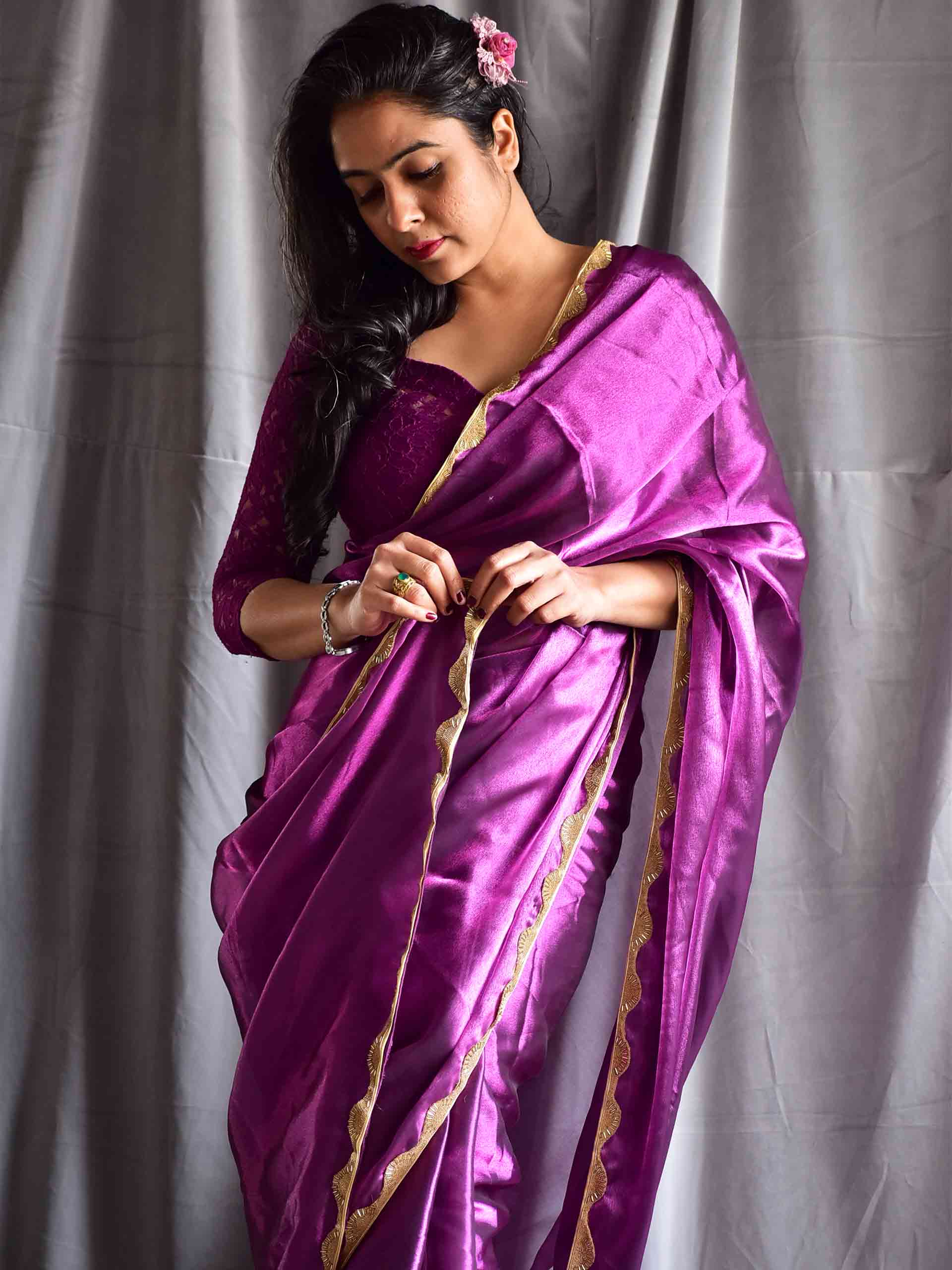 Buy organza outlet saree online