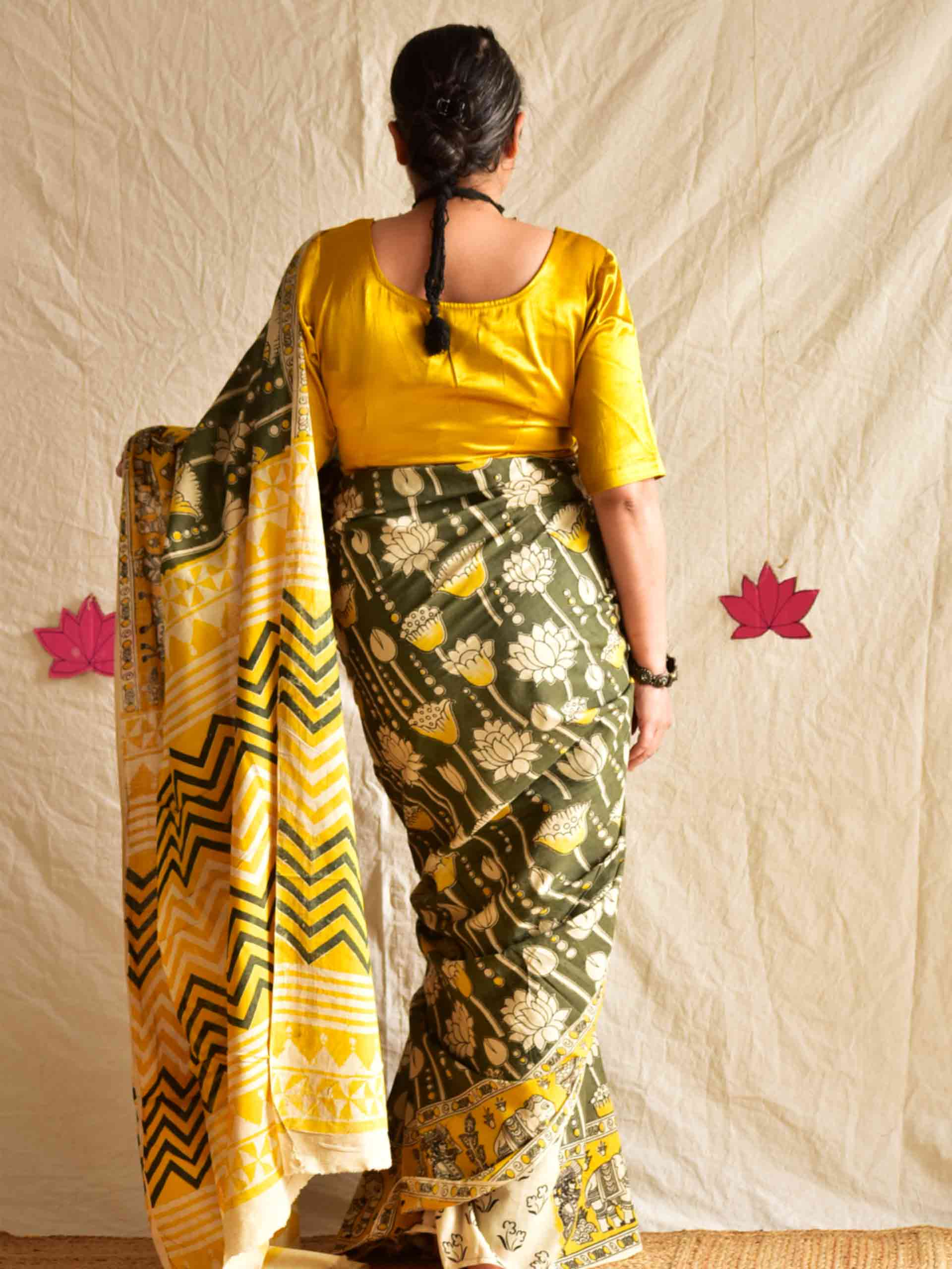 Manjri - kalamkari printed saree