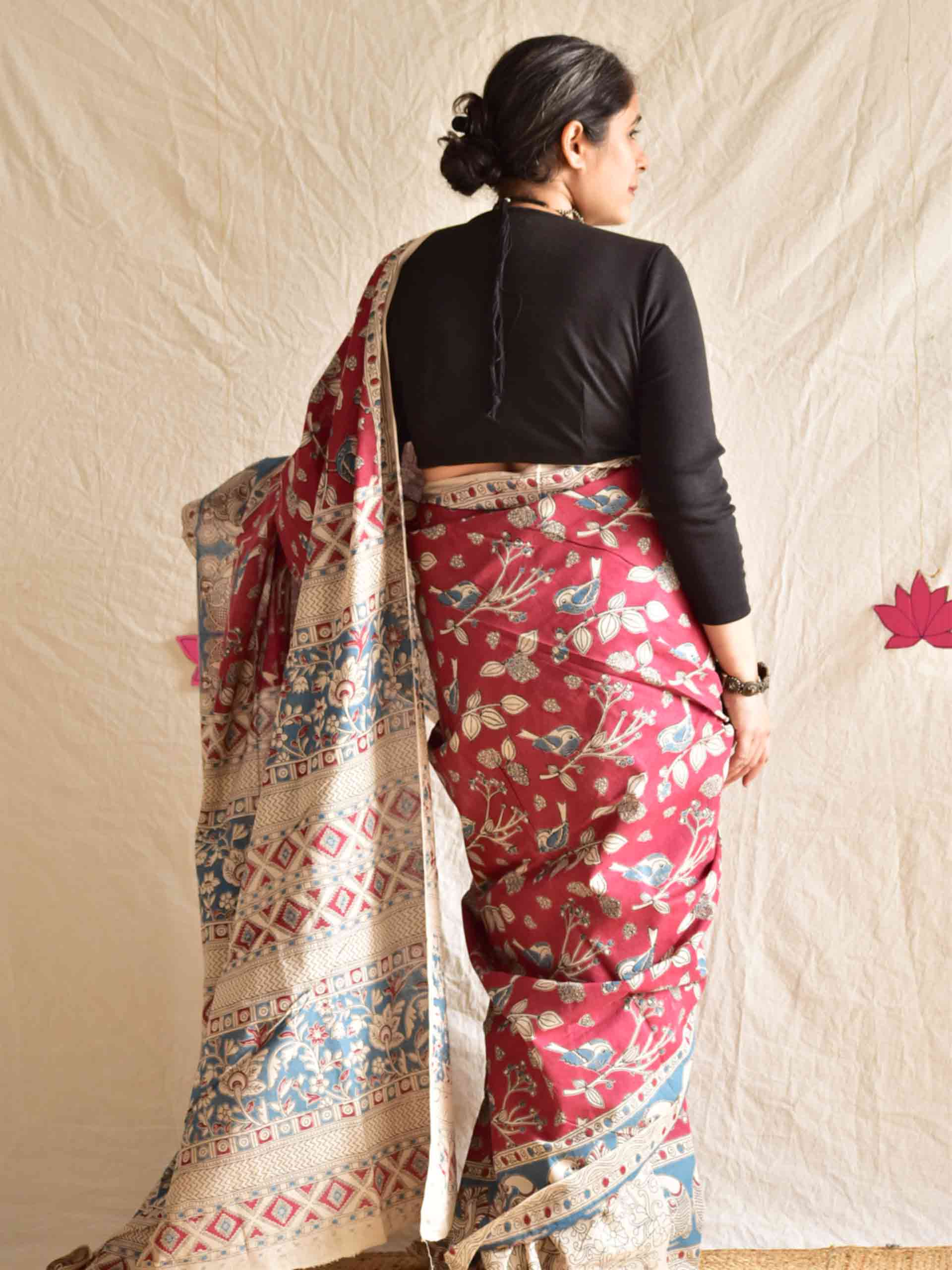 Melony - kalamkari printed saree