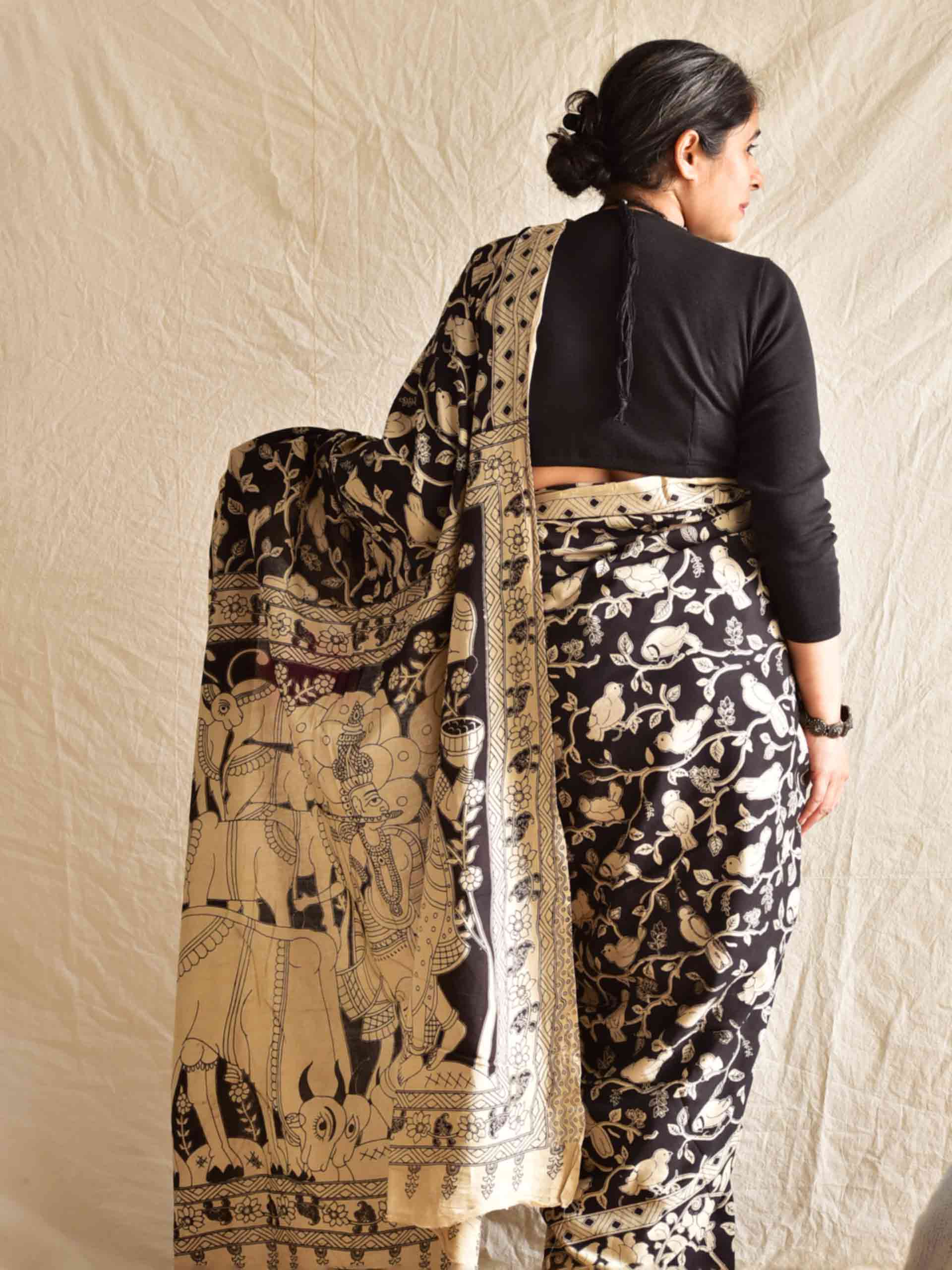 Libaas - kalamkari printed saree