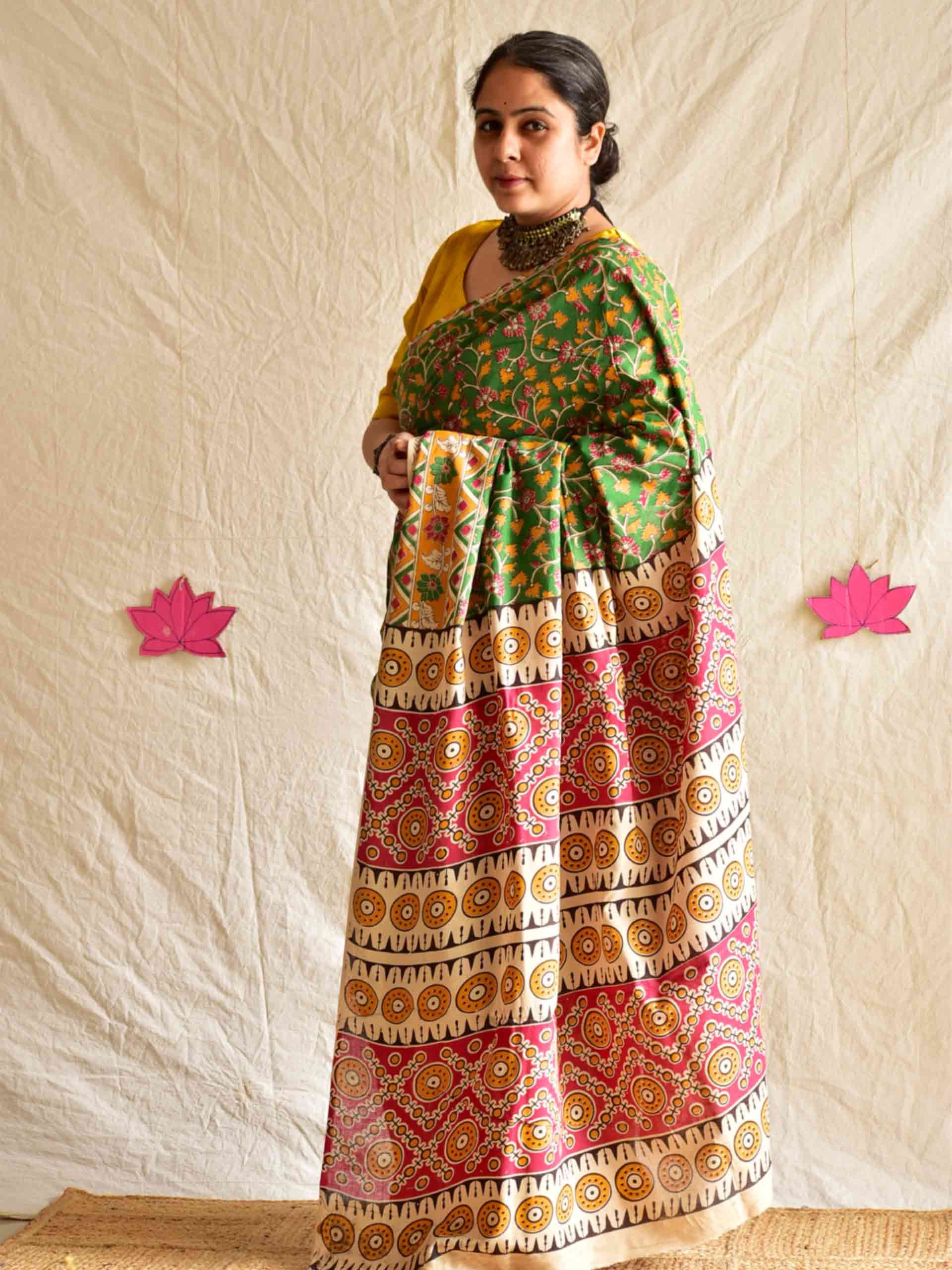 Kala - kalamkari printed saree