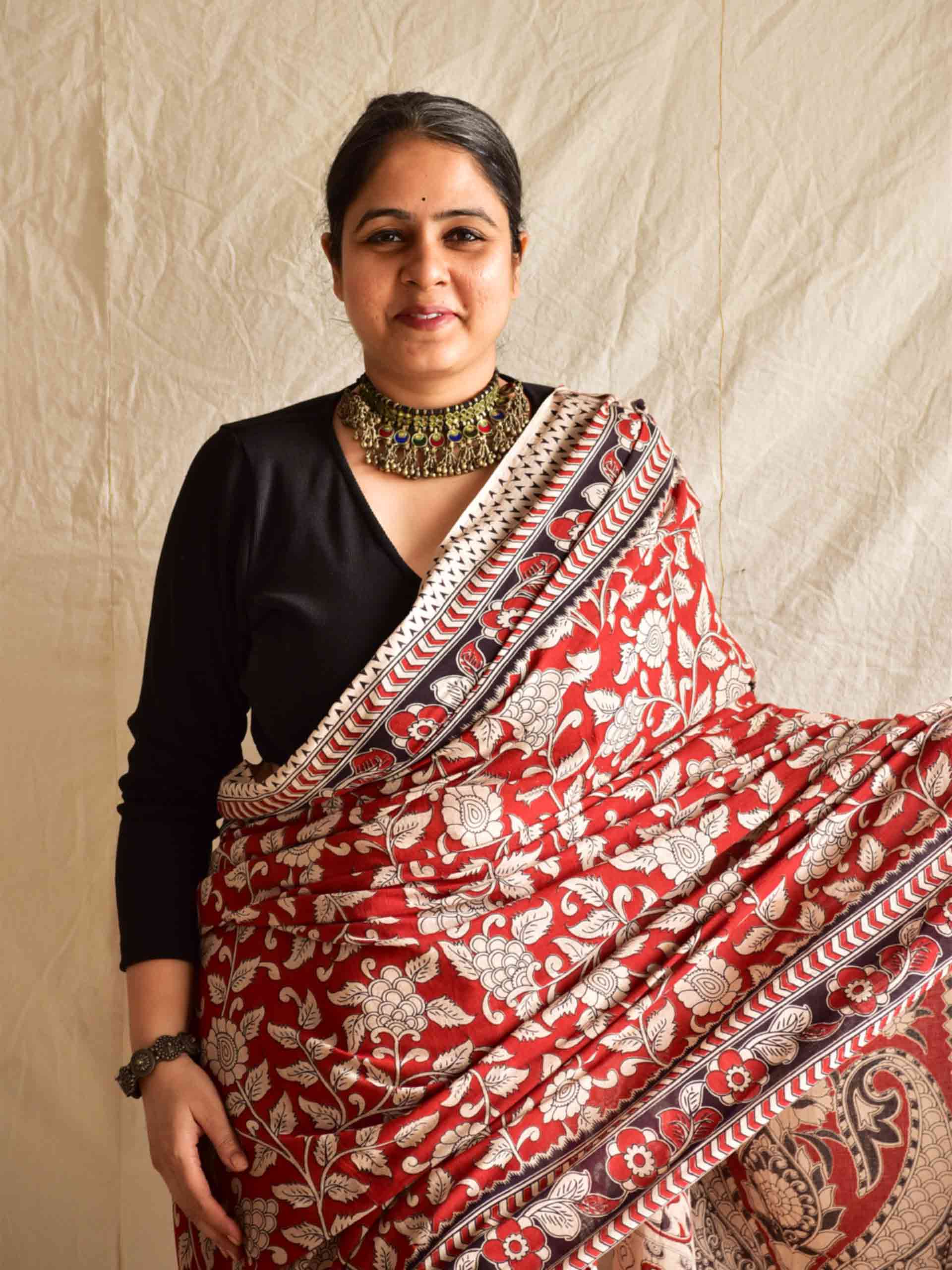 Mehtaab - kalamkari printed saree