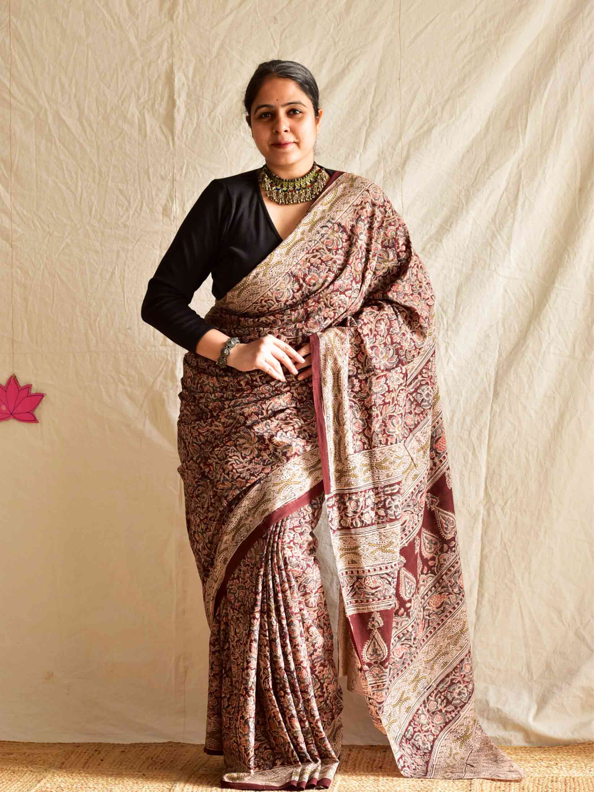 Beena - kalamkari printed saree