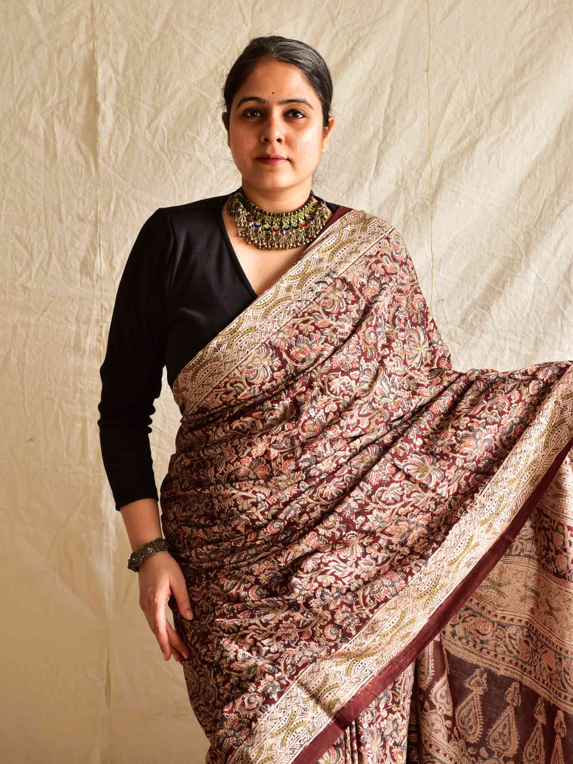 Beena - kalamkari printed saree