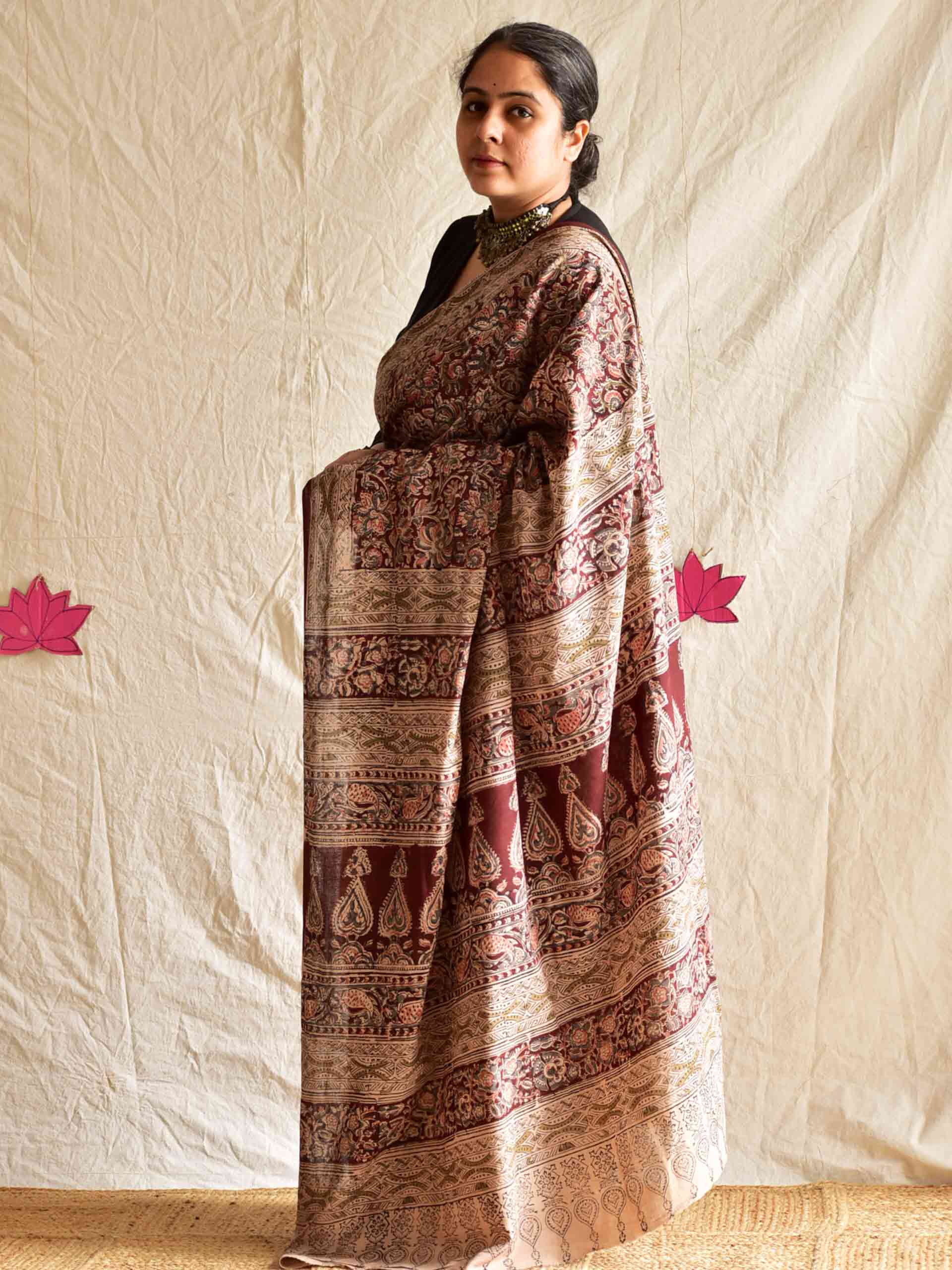 Beena - kalamkari printed saree