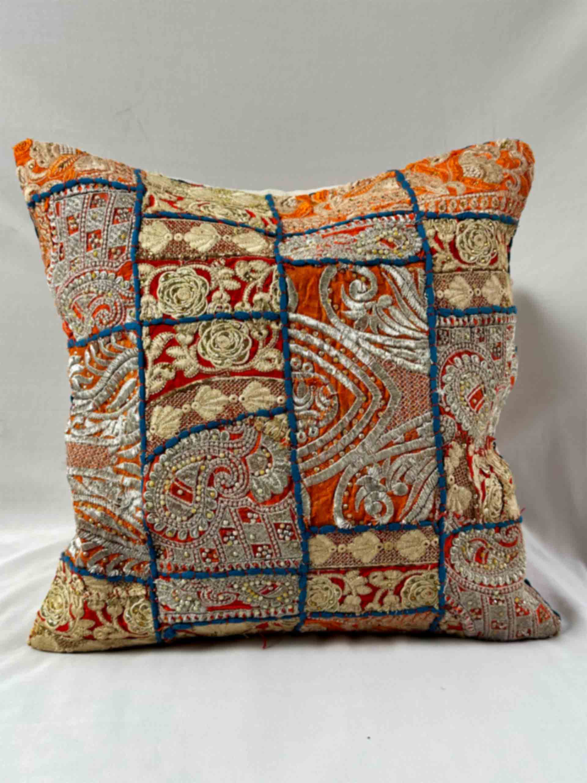 Raas - embroidered cushion cover 16x16