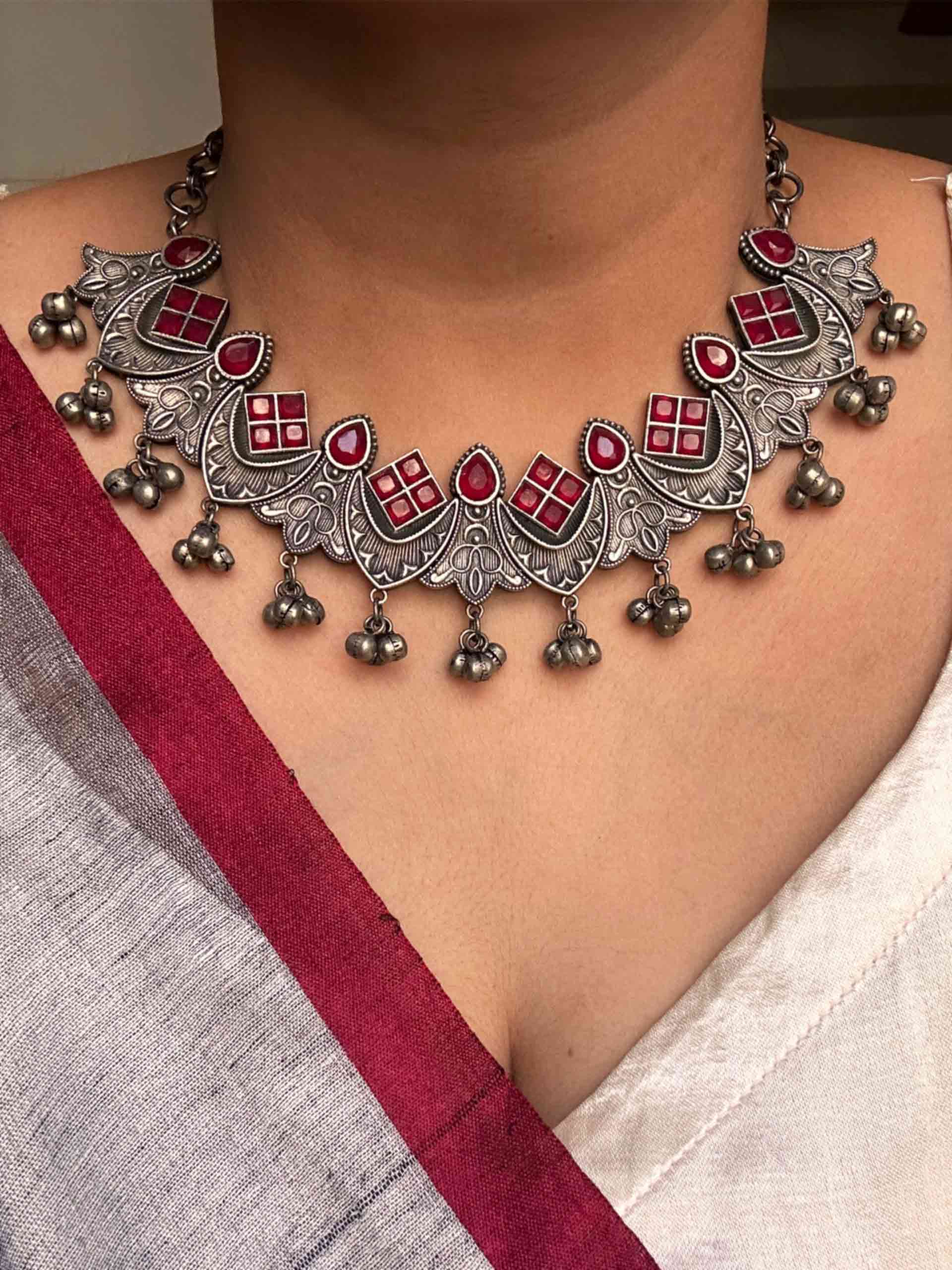 gajra- necklace set