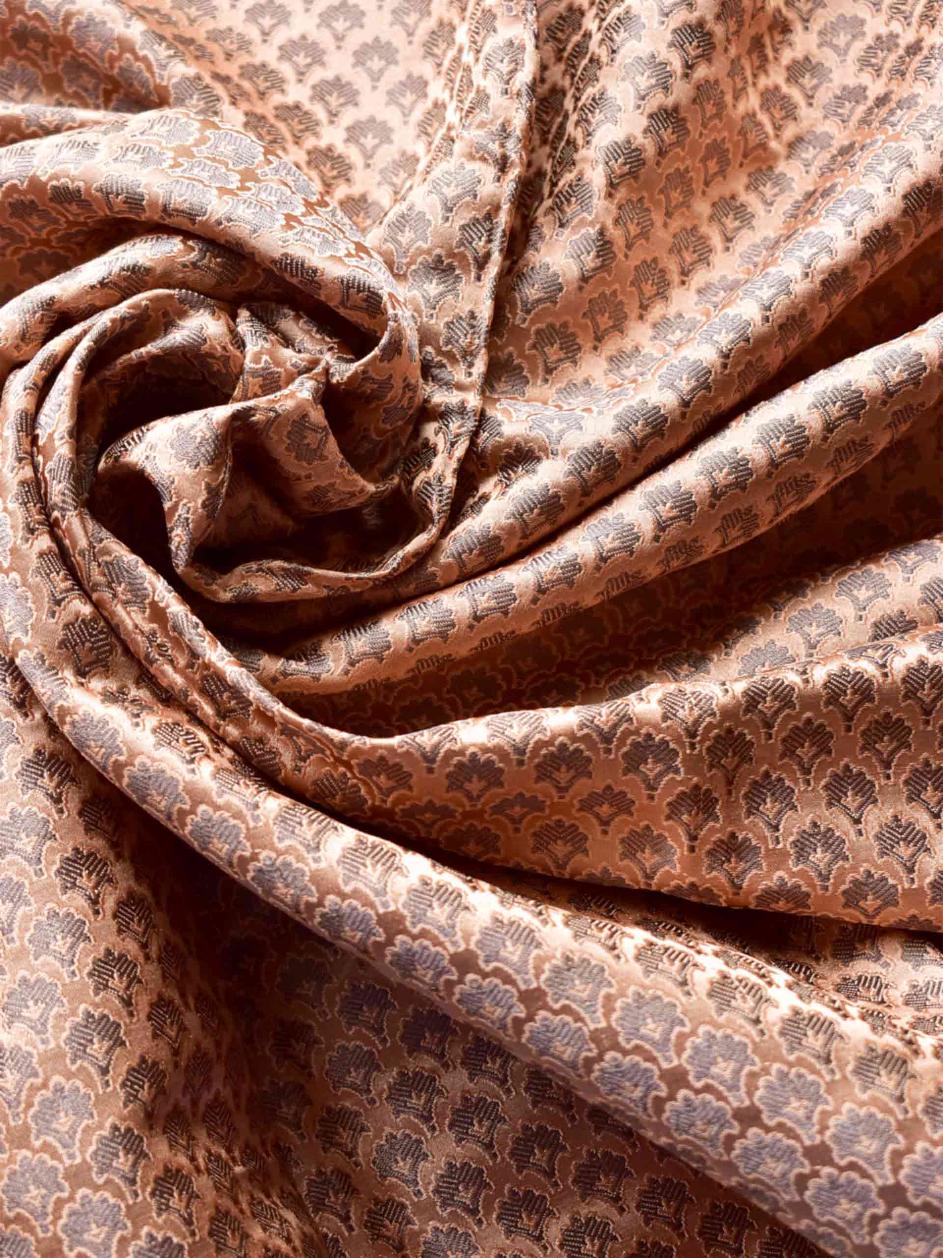 Carvings - Banarasi Handwoven Mulberry silk fabric 2000 per meter