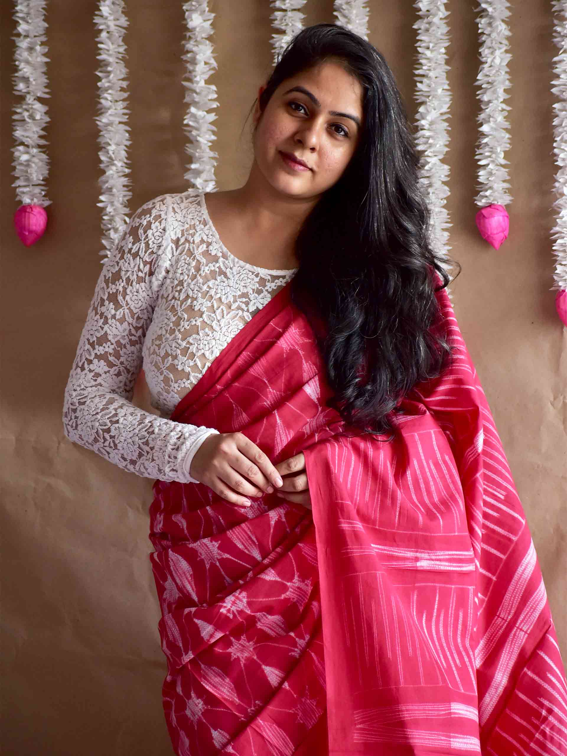 Meghdootam - Shibori mul saree