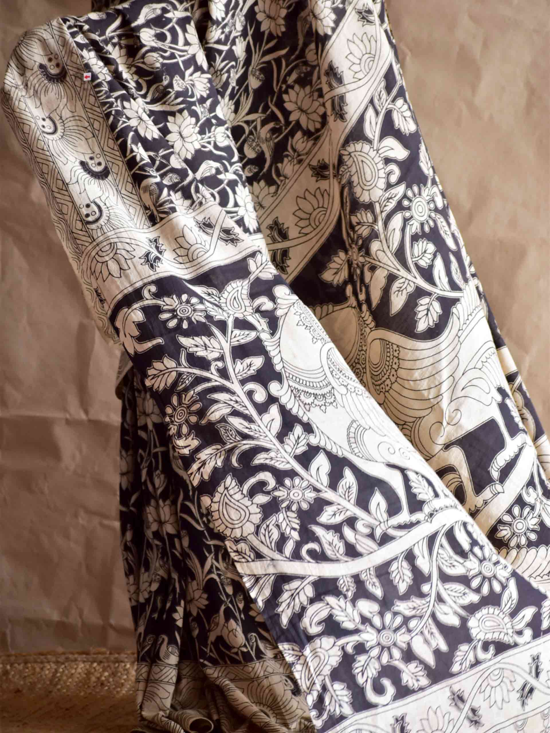 Komal - kalamkari printed saree