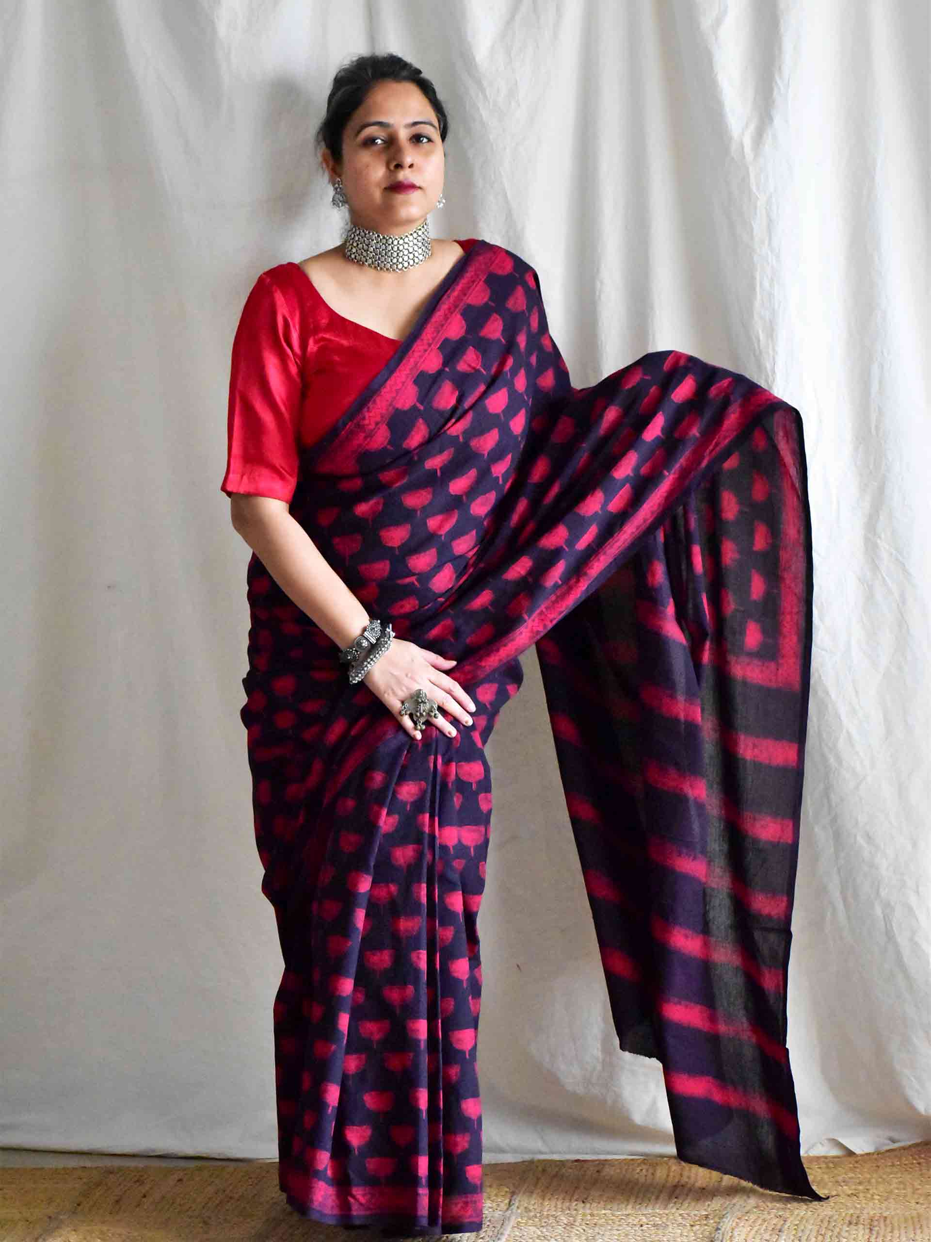 Tara - mul cotton saree