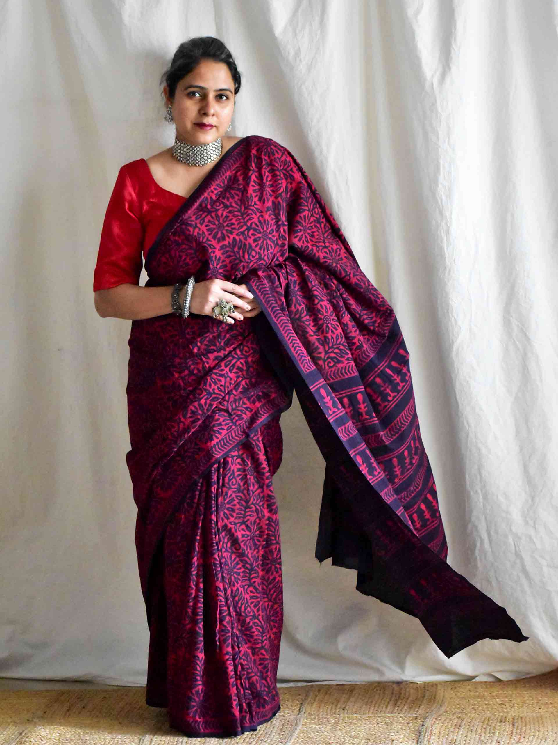 Raat ki Raani - mul cotton saree