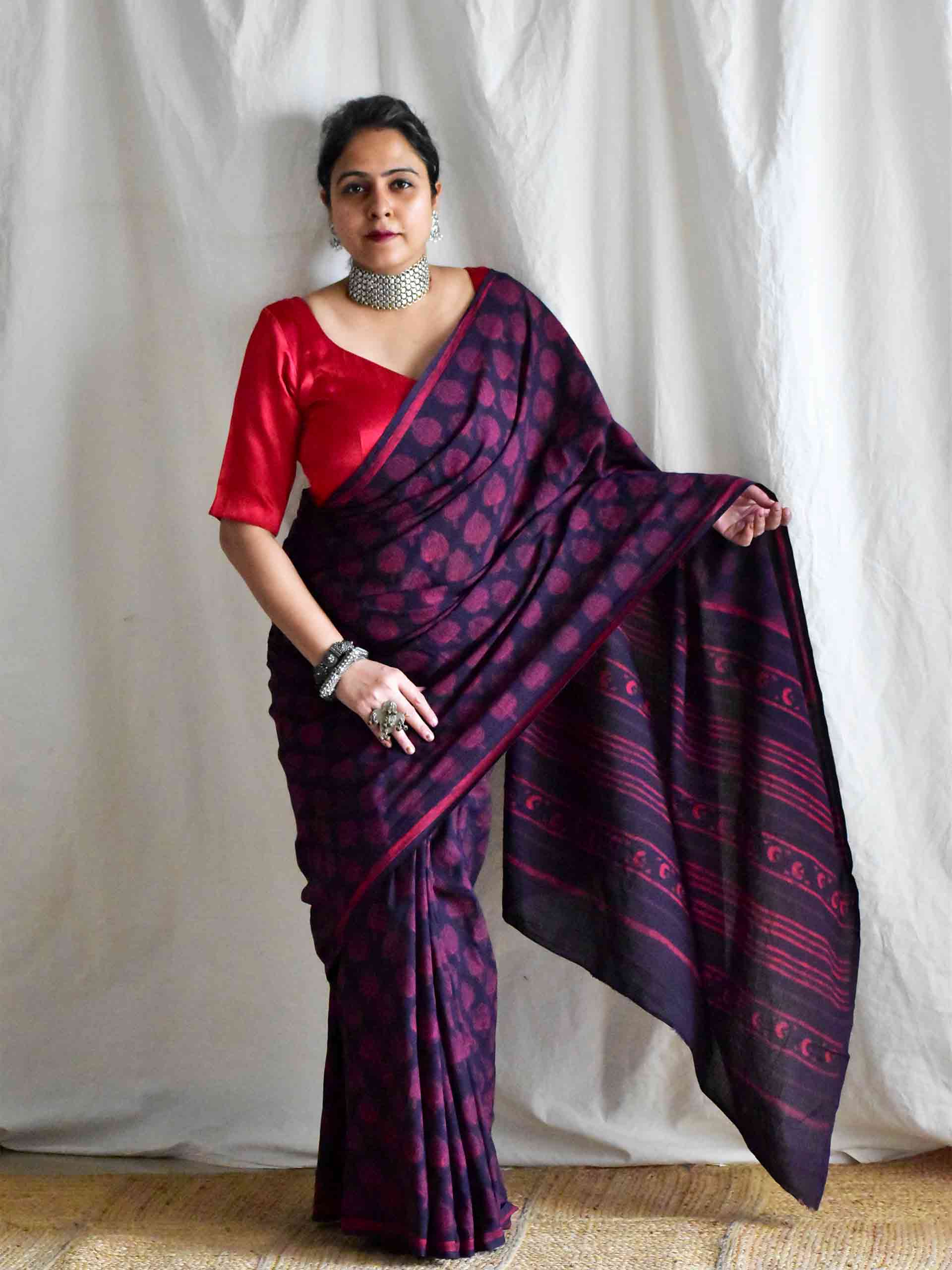 Jwalini - mul cotton saree