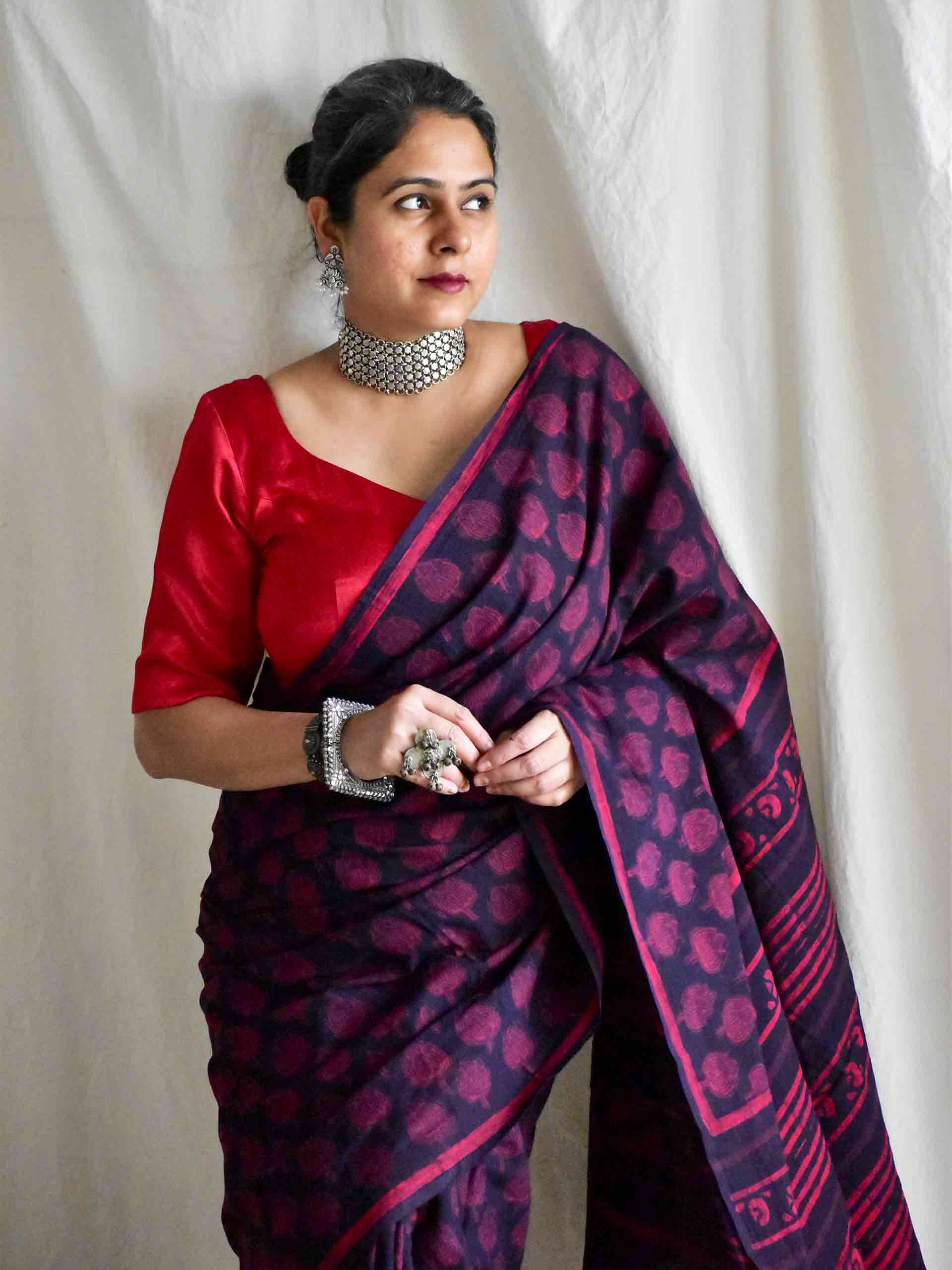 Jwalini - mul cotton saree