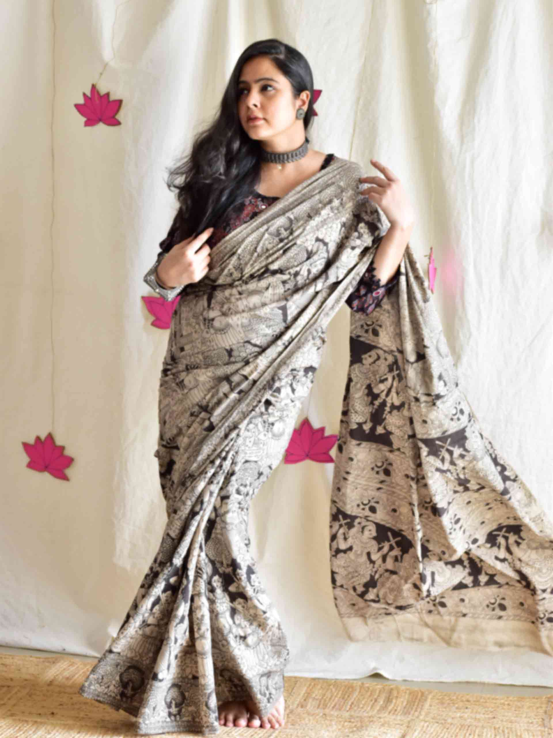 Rajwada - kalamkari printed saree