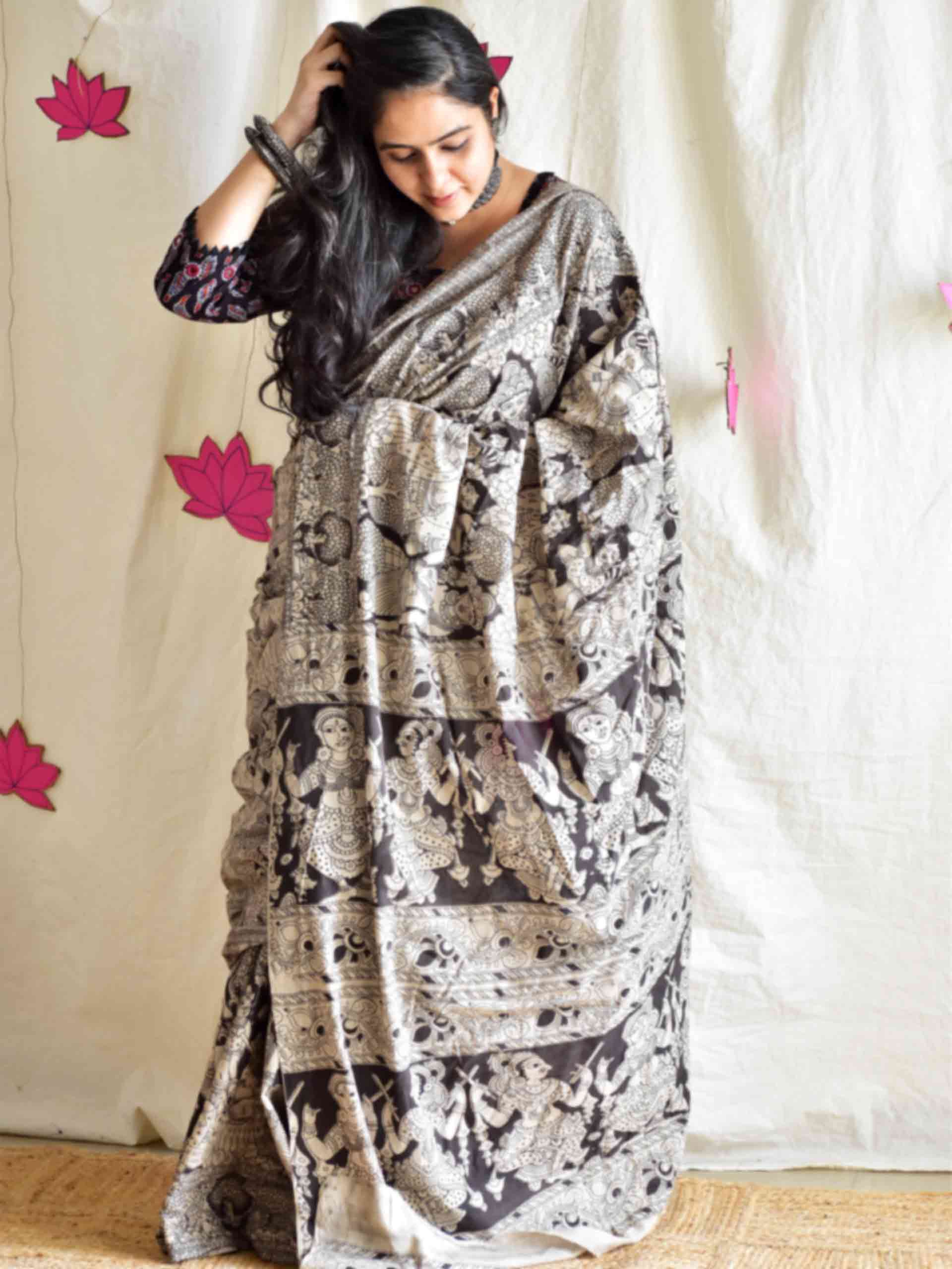 Rajwada - kalamkari printed saree