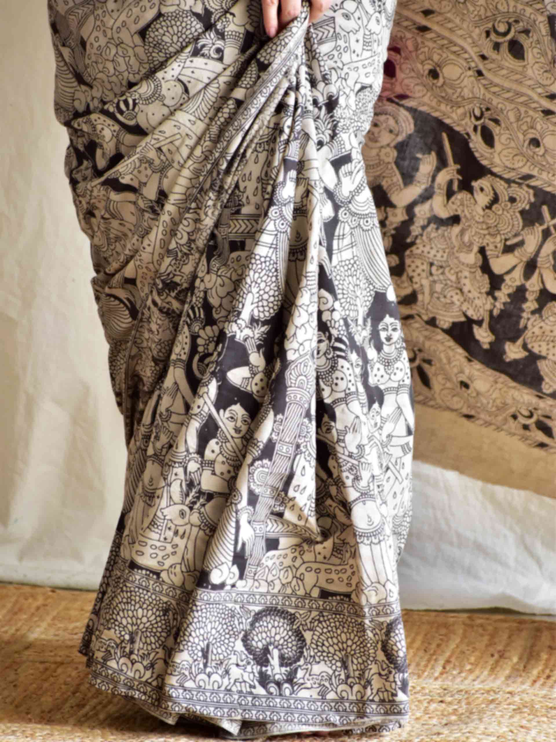 Rajwada - kalamkari printed saree