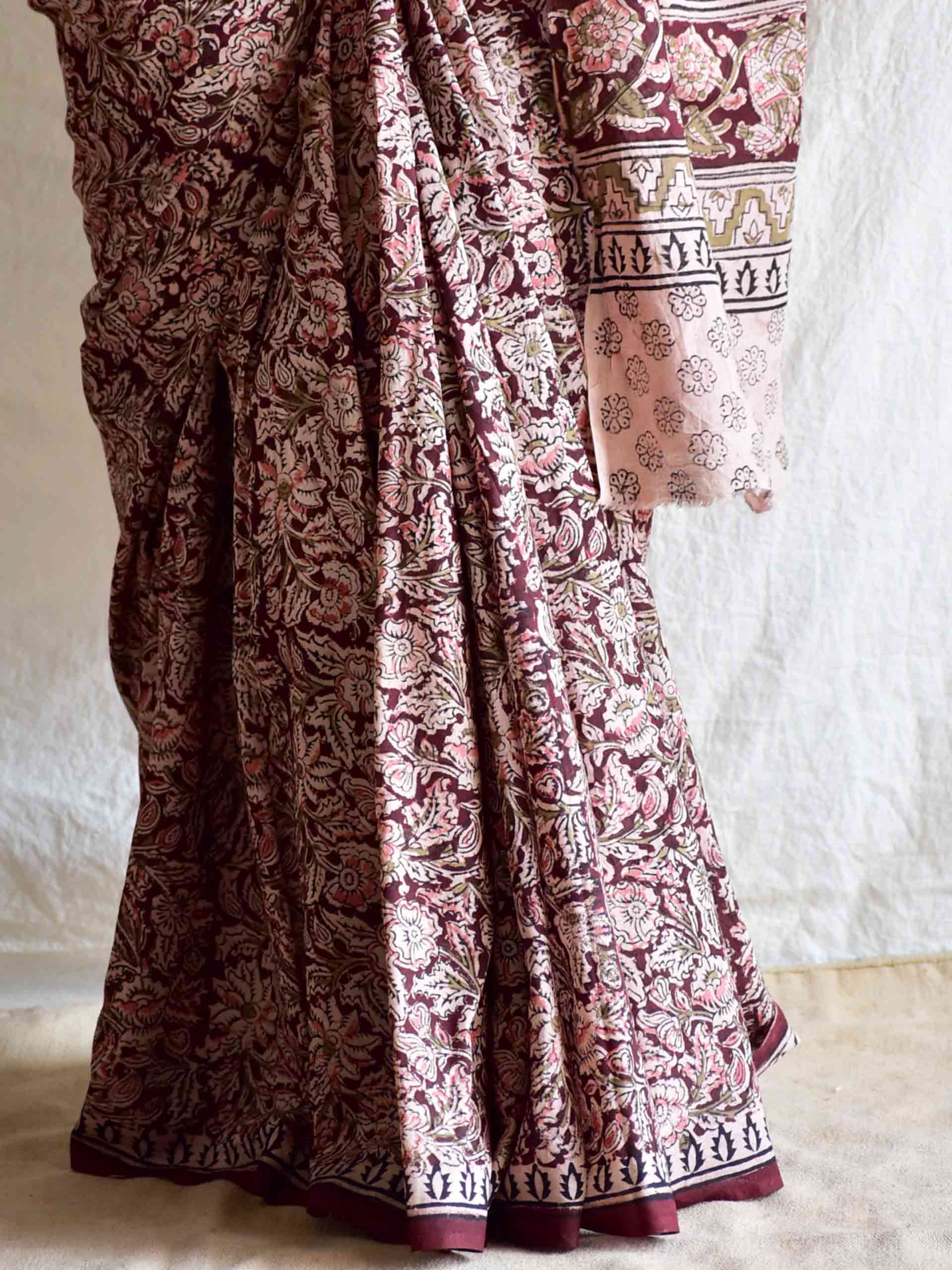 Shaam - kalamkari printed saree