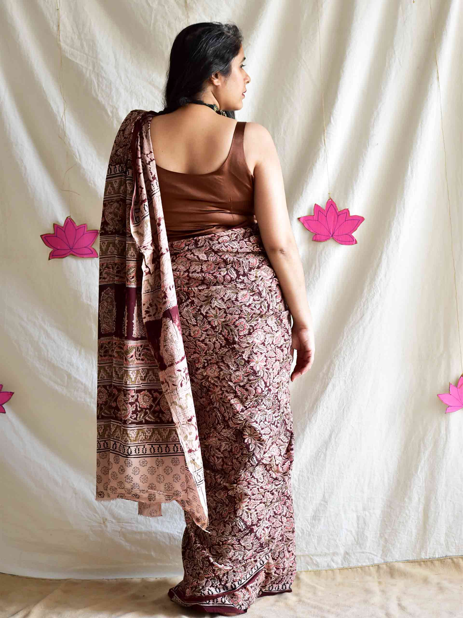 Shaam - kalamkari printed saree