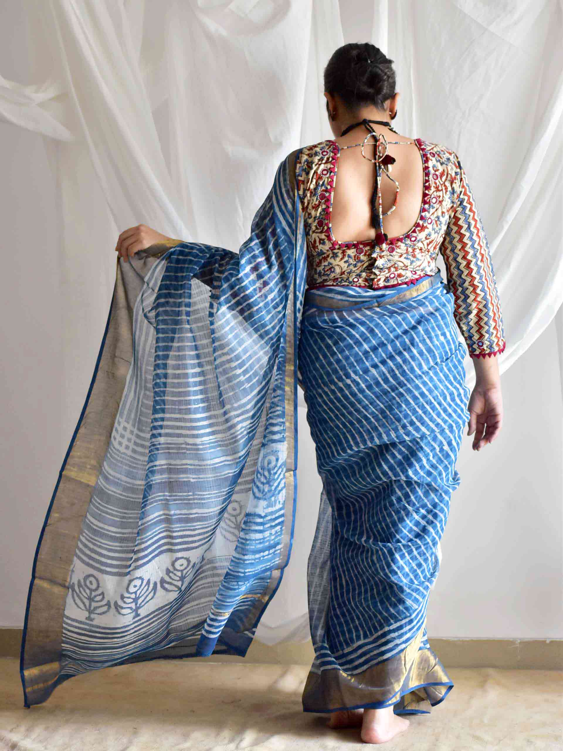 Ruban - Dabu kota Doria saree