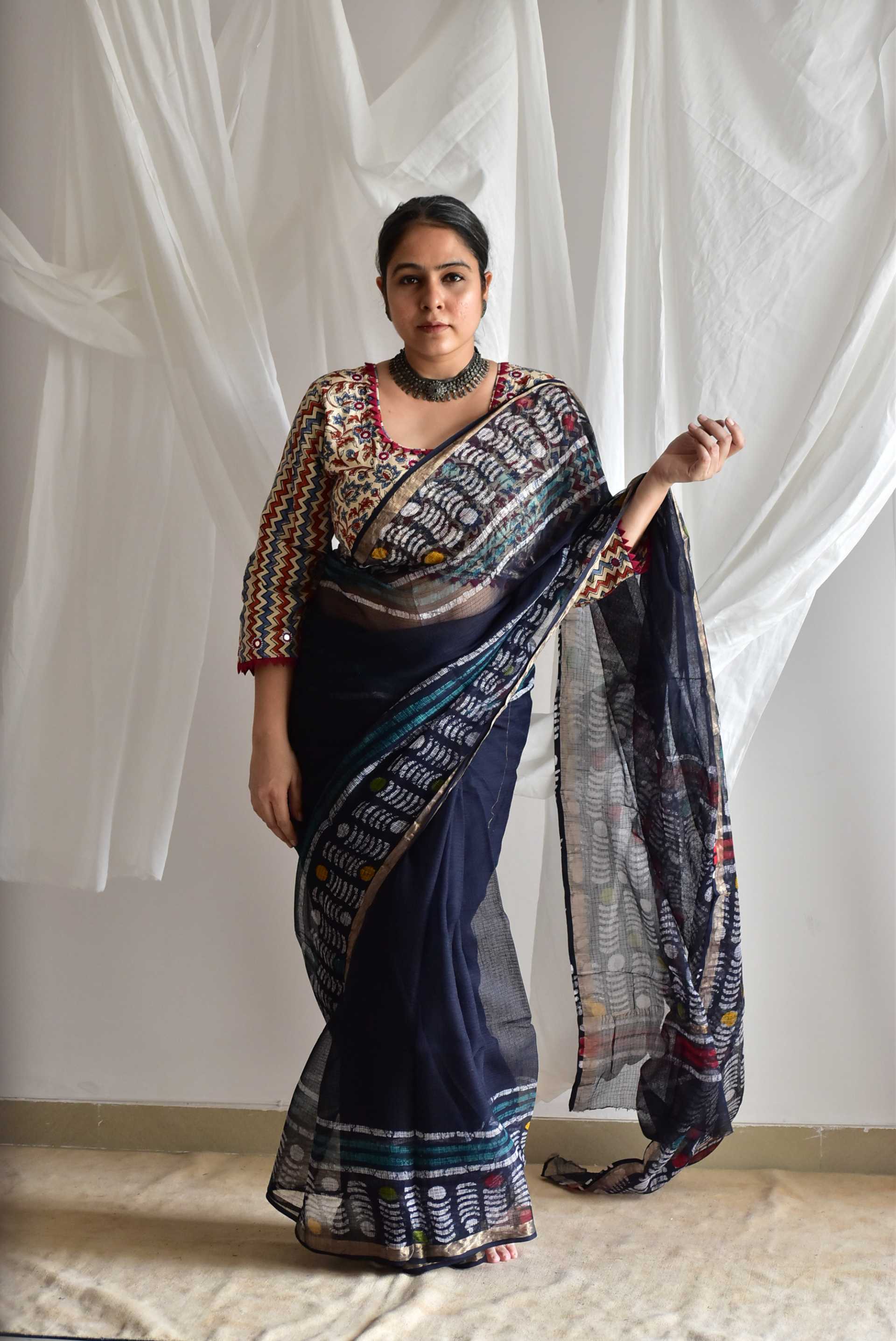 naina - Dabu kota Doria saree