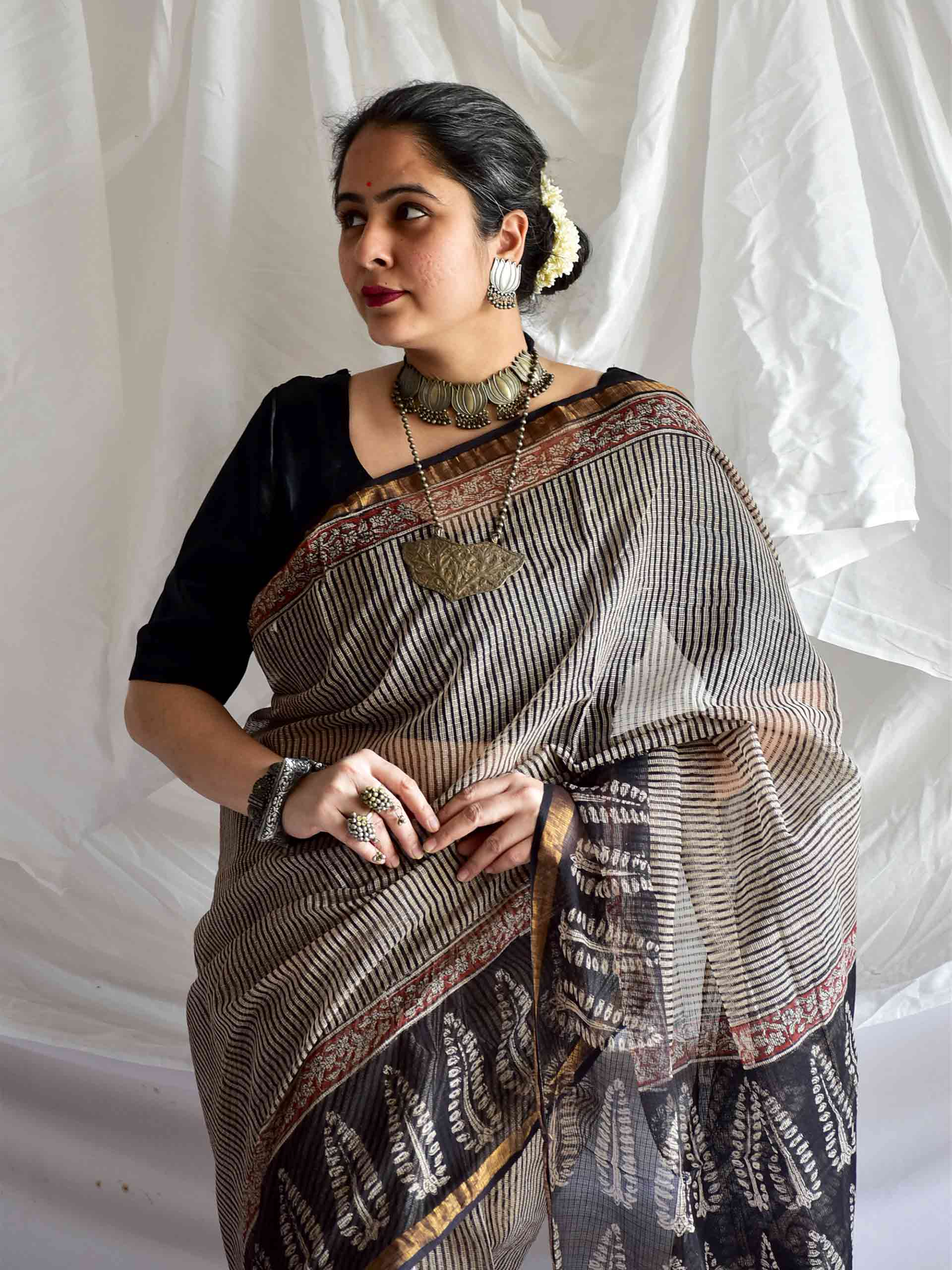 Dhaari - Kota Doria Saree