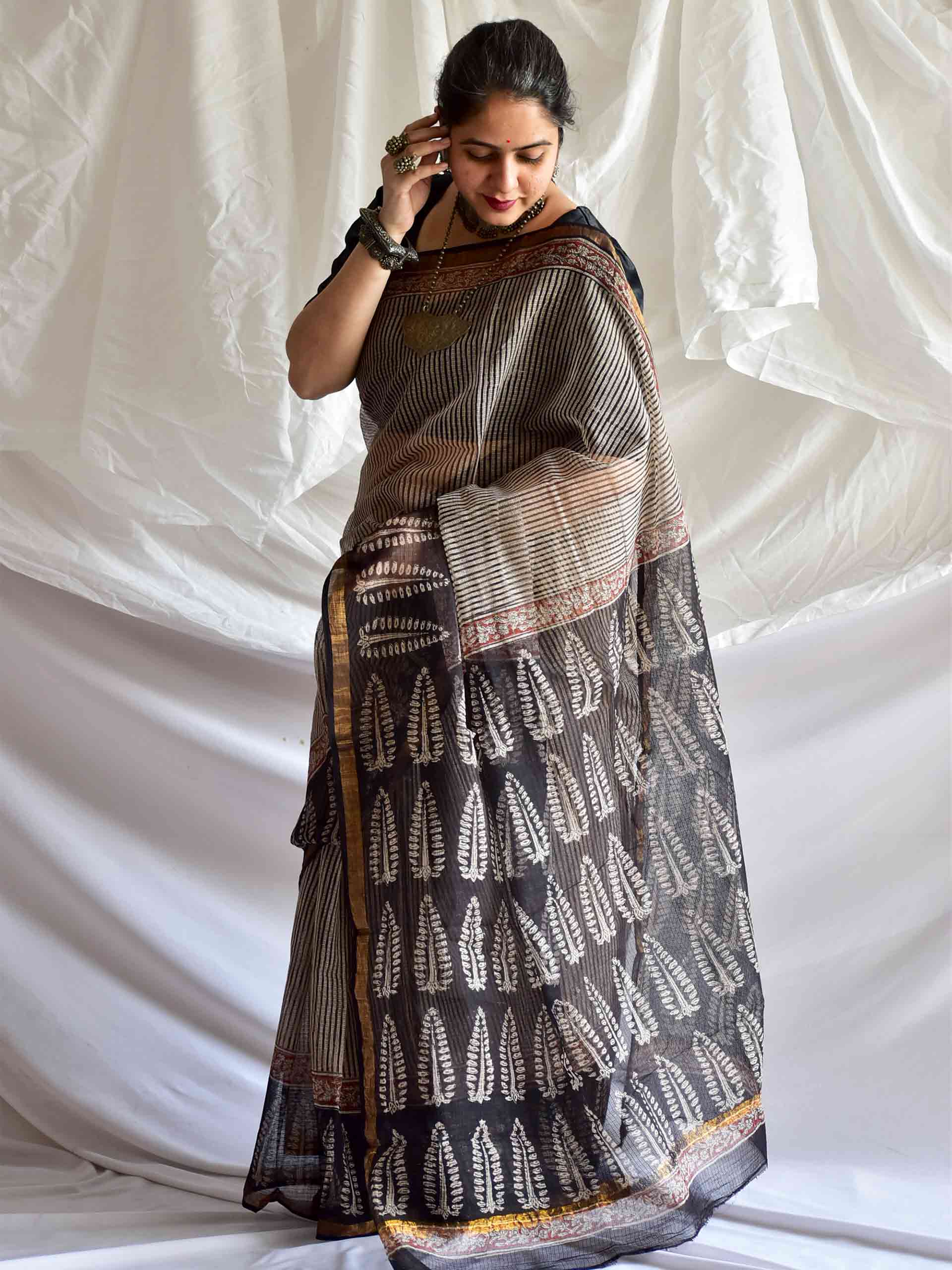 Dhaari - Kota Doria Saree