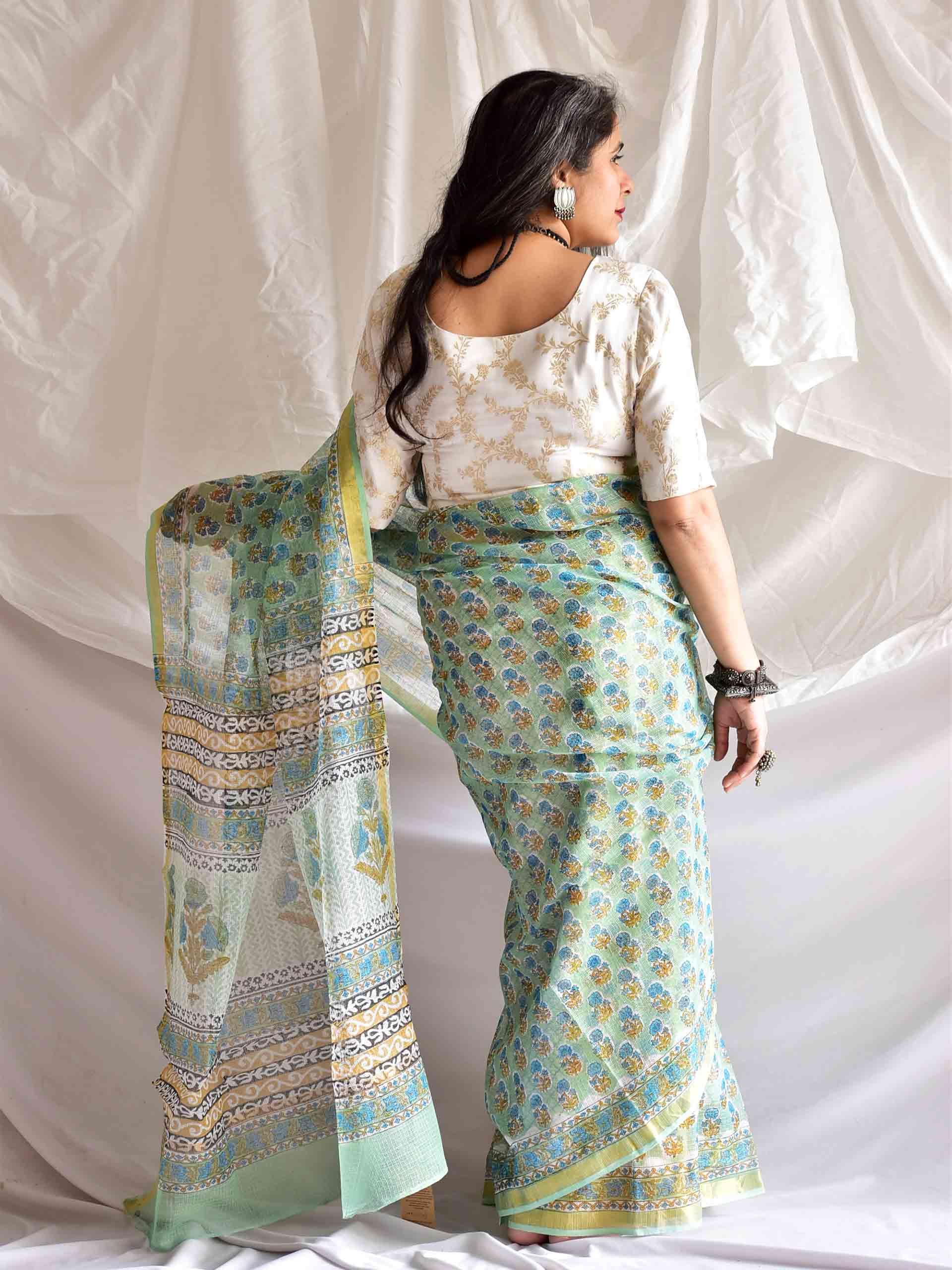 Minaaz - Kota Doria Saree