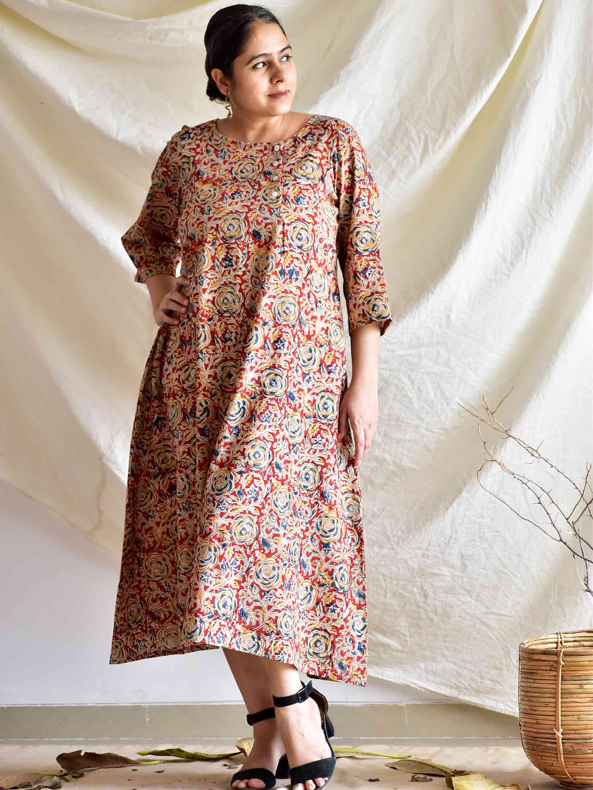 Mirraw - printed cotton dress