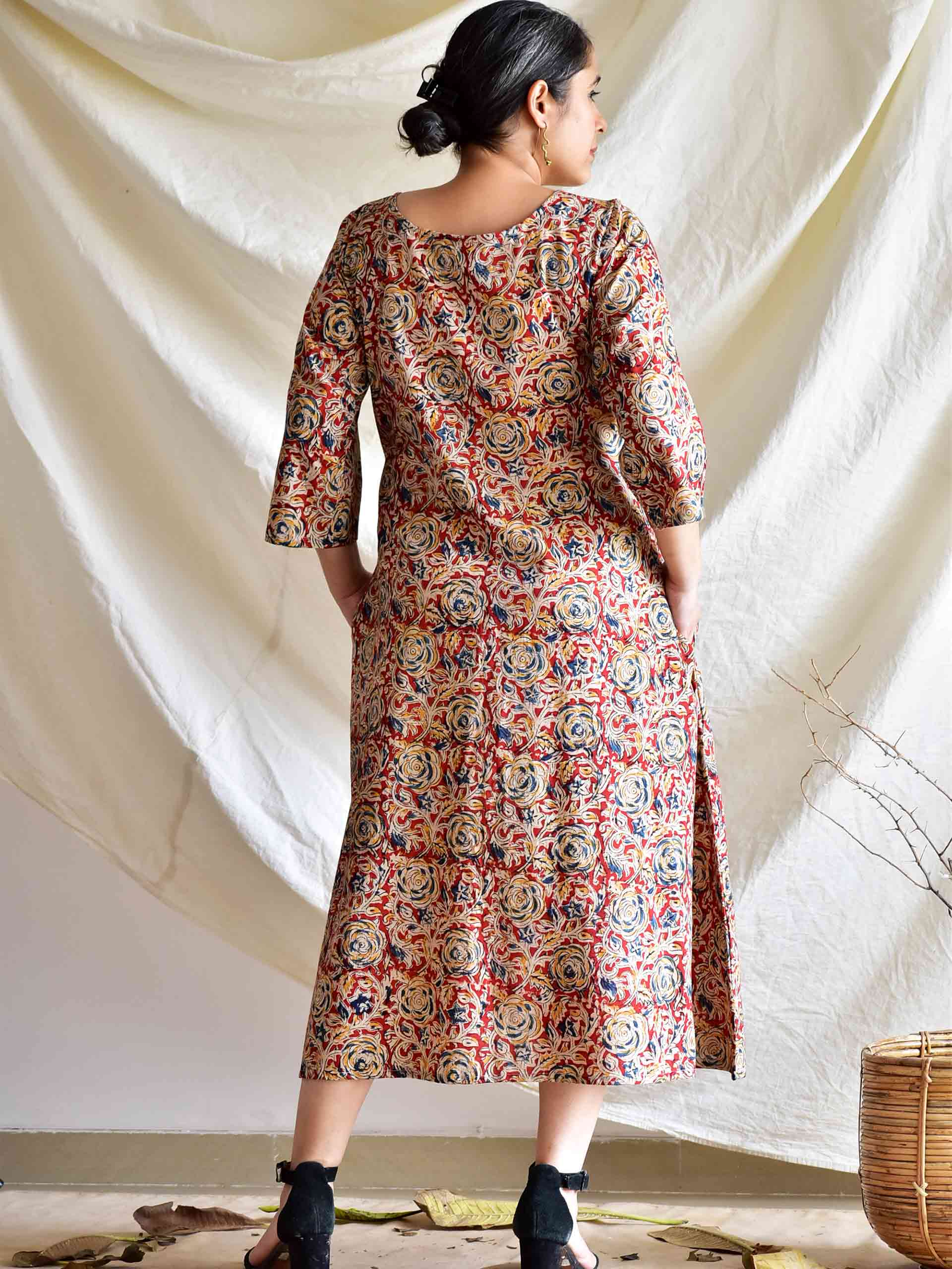 Mirraw - printed cotton dress