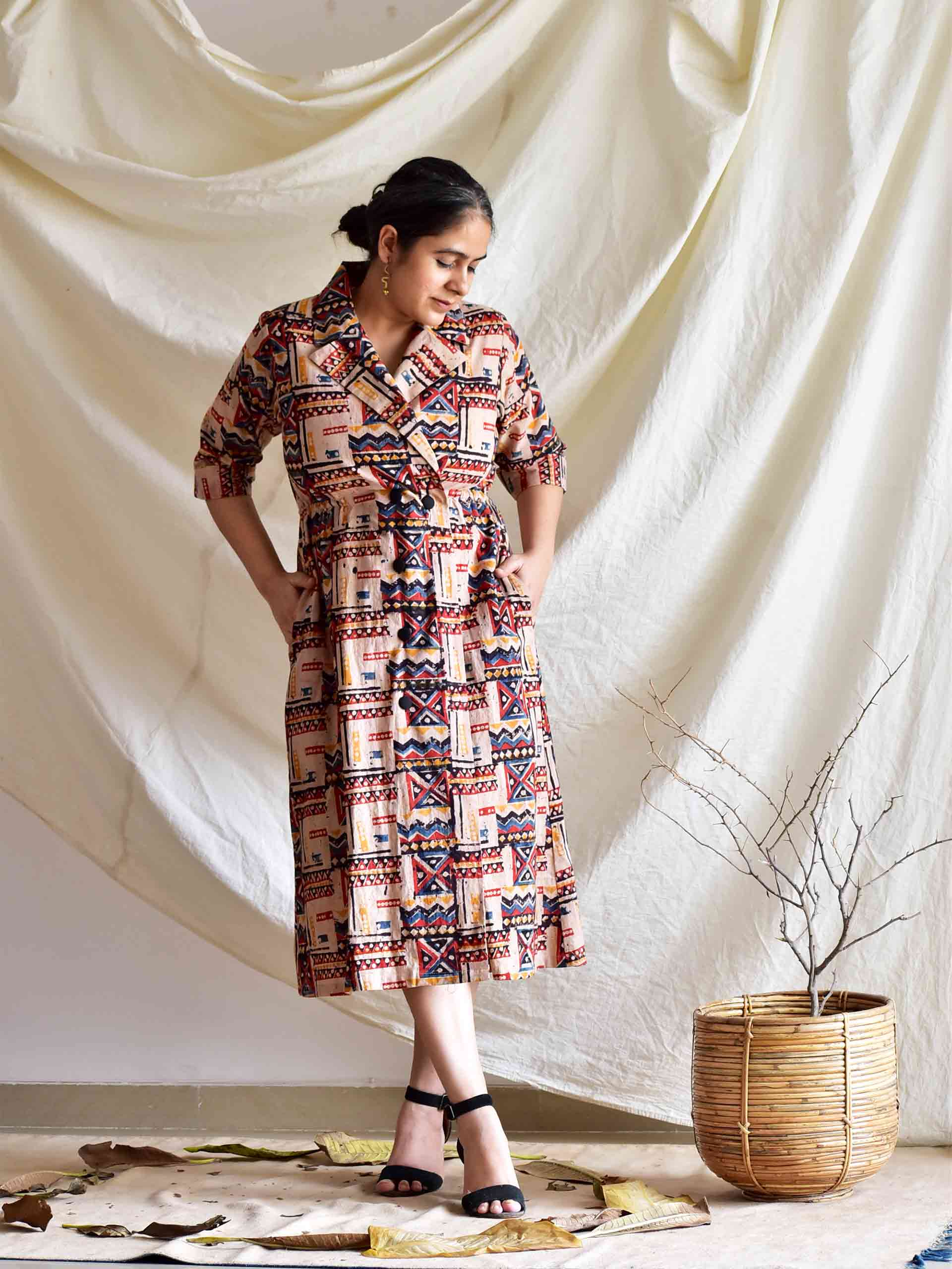 Benny - printed cotton dress