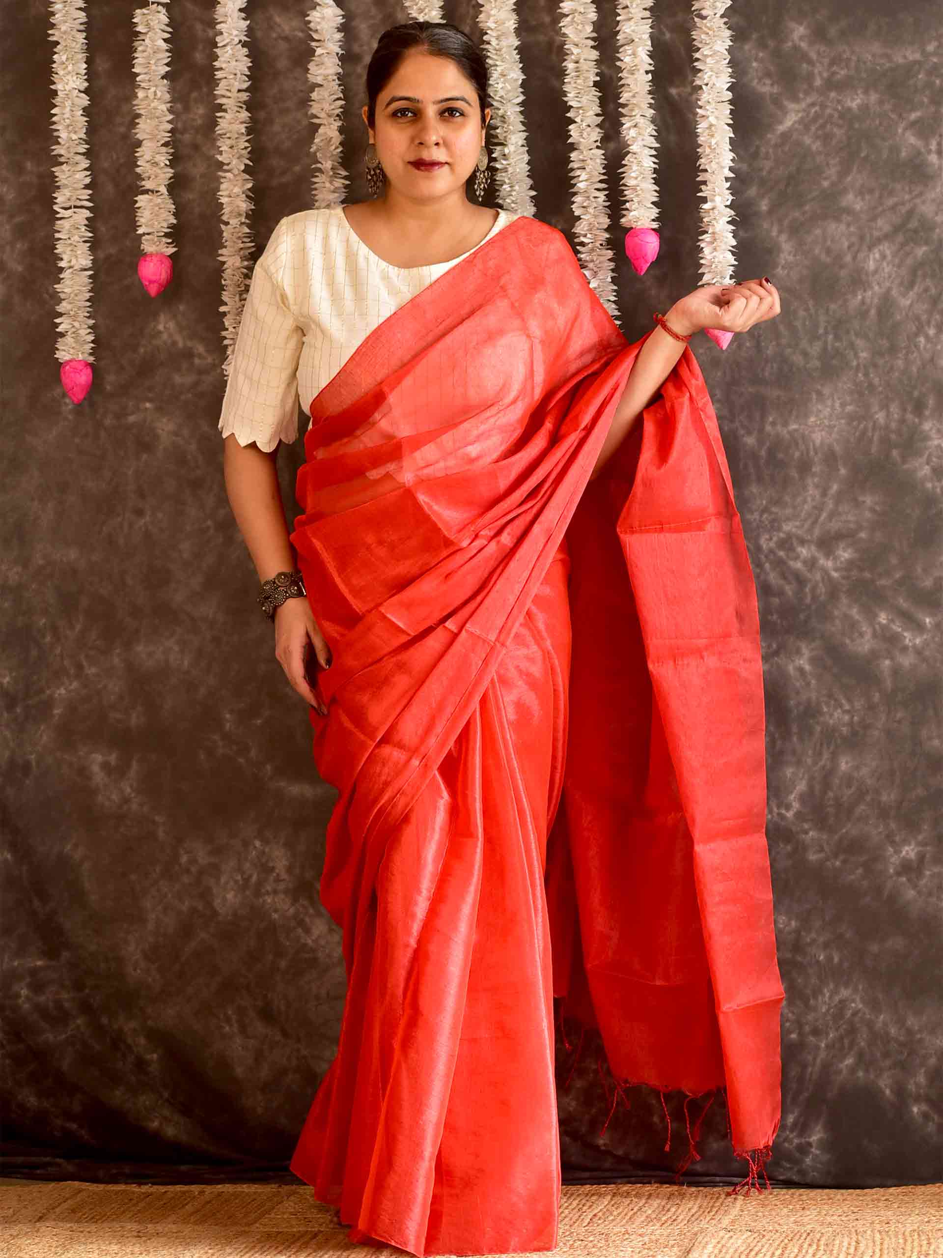 Sindoori - Tissue saree