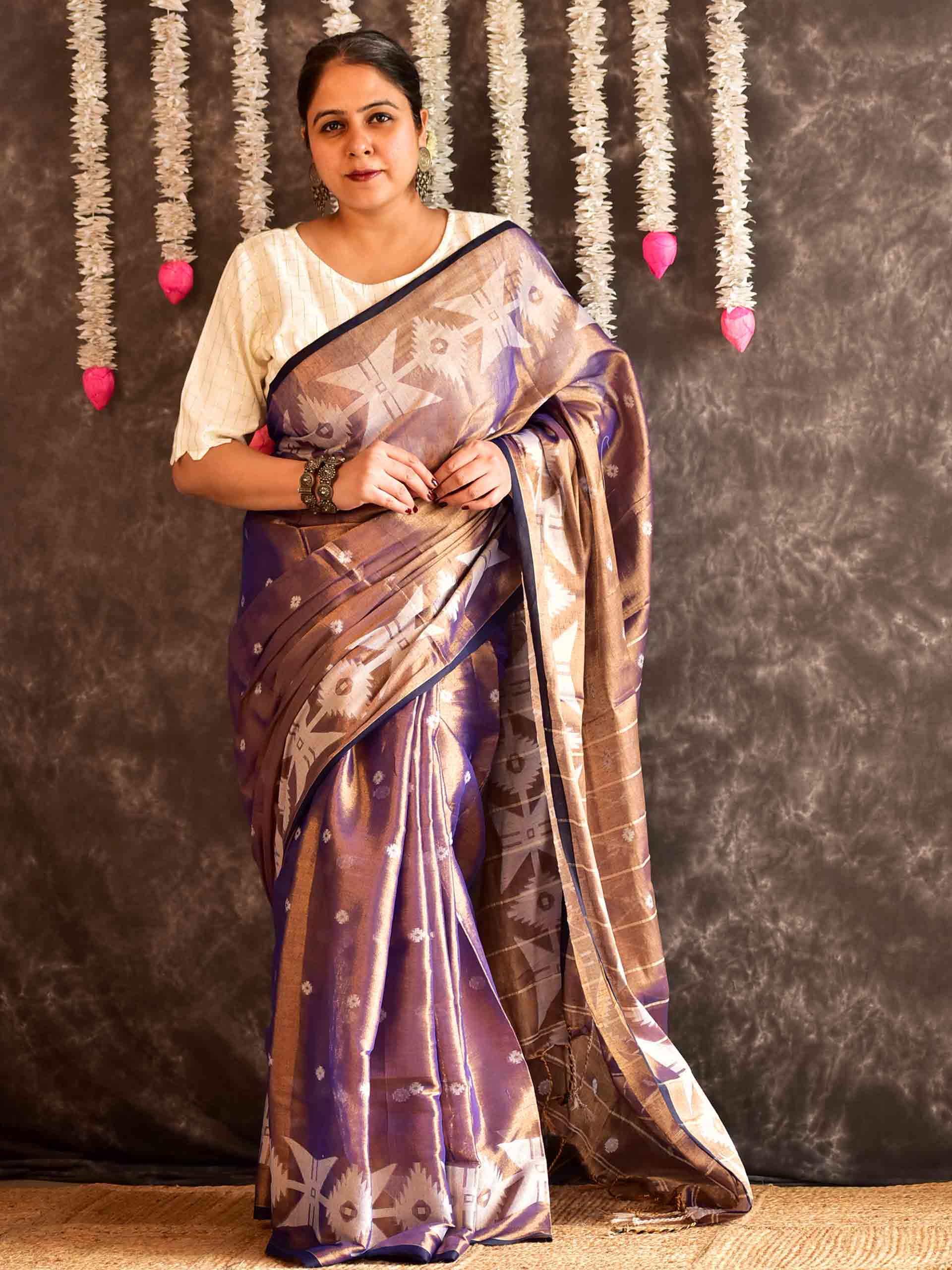 Mehka sama - Tissue saree