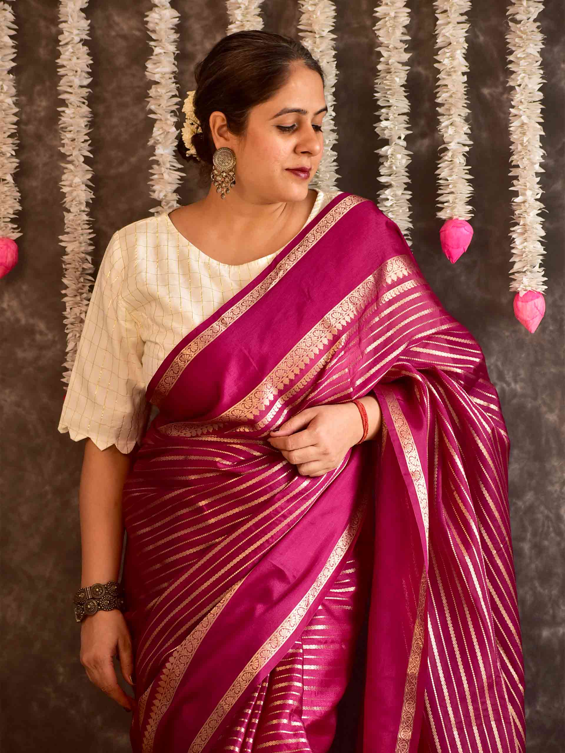 Sajni - Chanderi silk saree