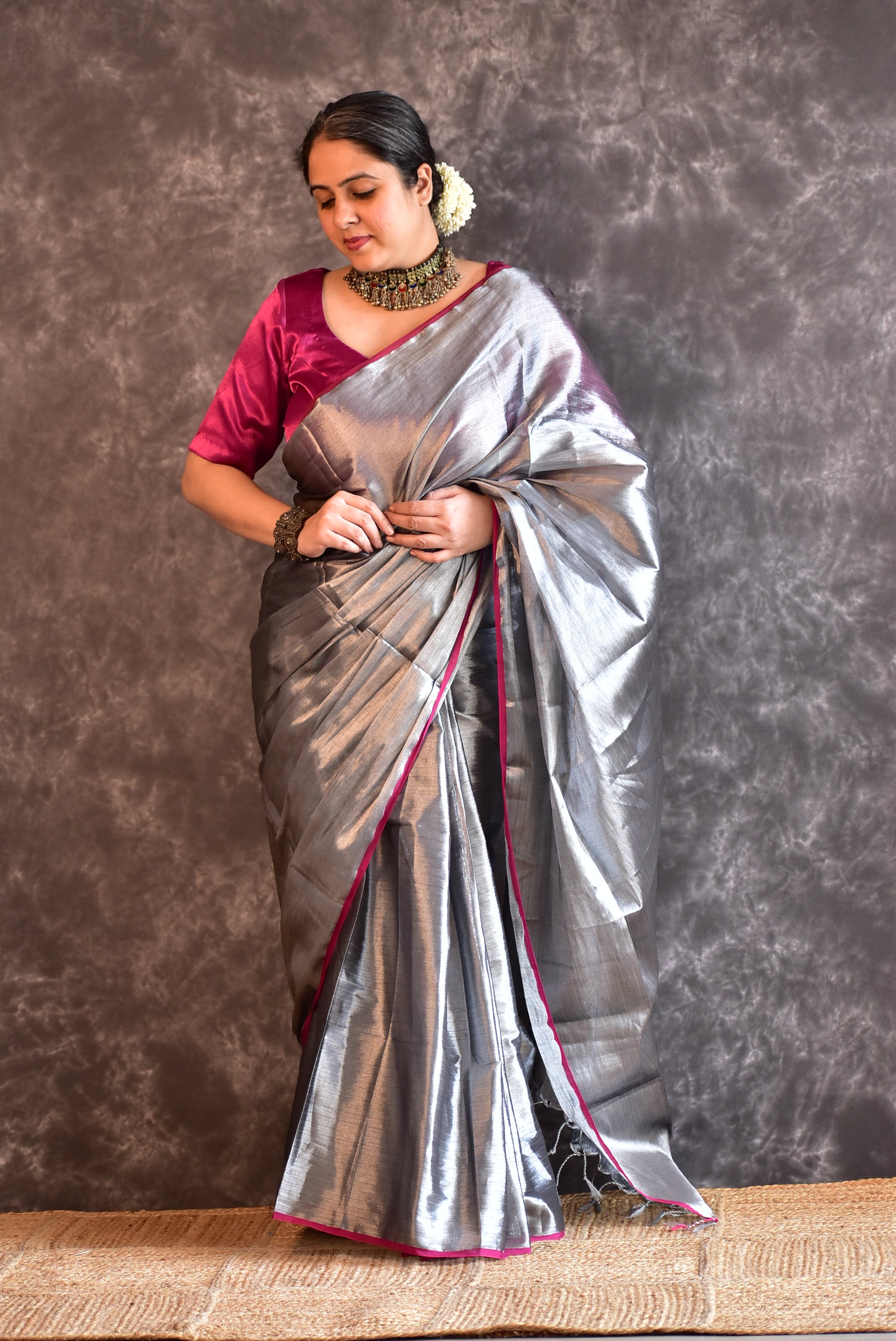 MEGHDOOTAM - Tissue saree