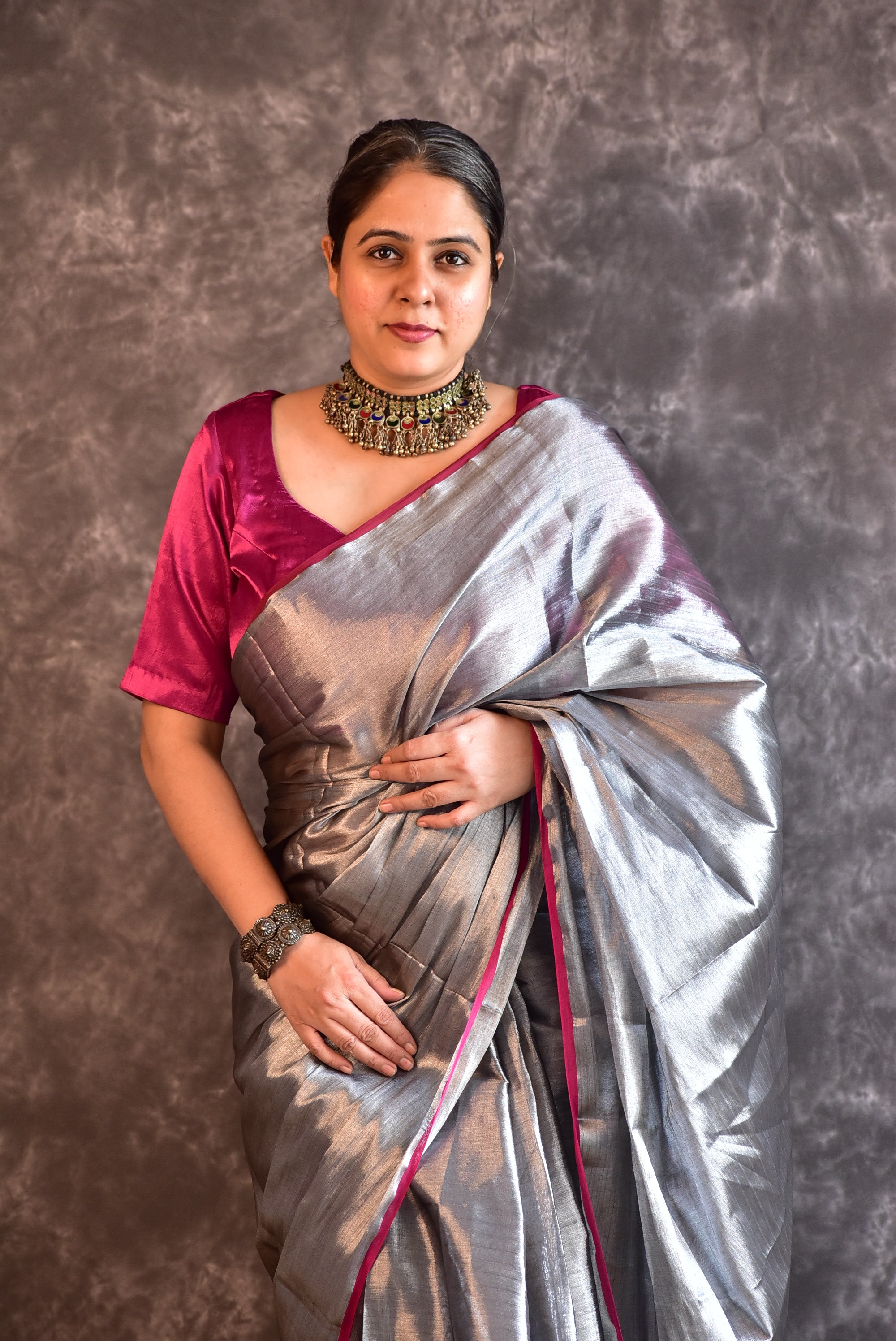 MEGHDOOTAM - Tissue saree