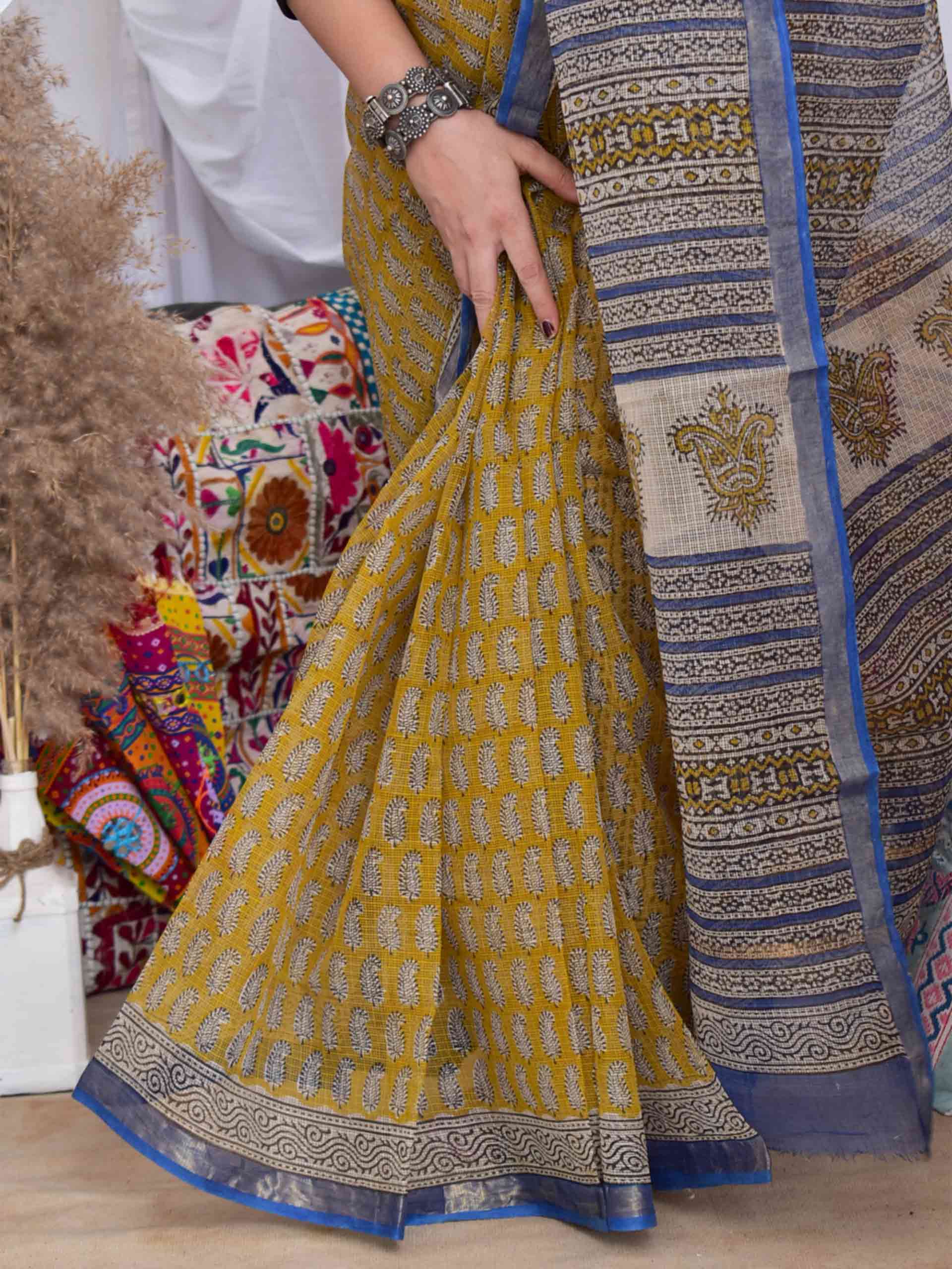 kripa - Dabu kota Doria saree