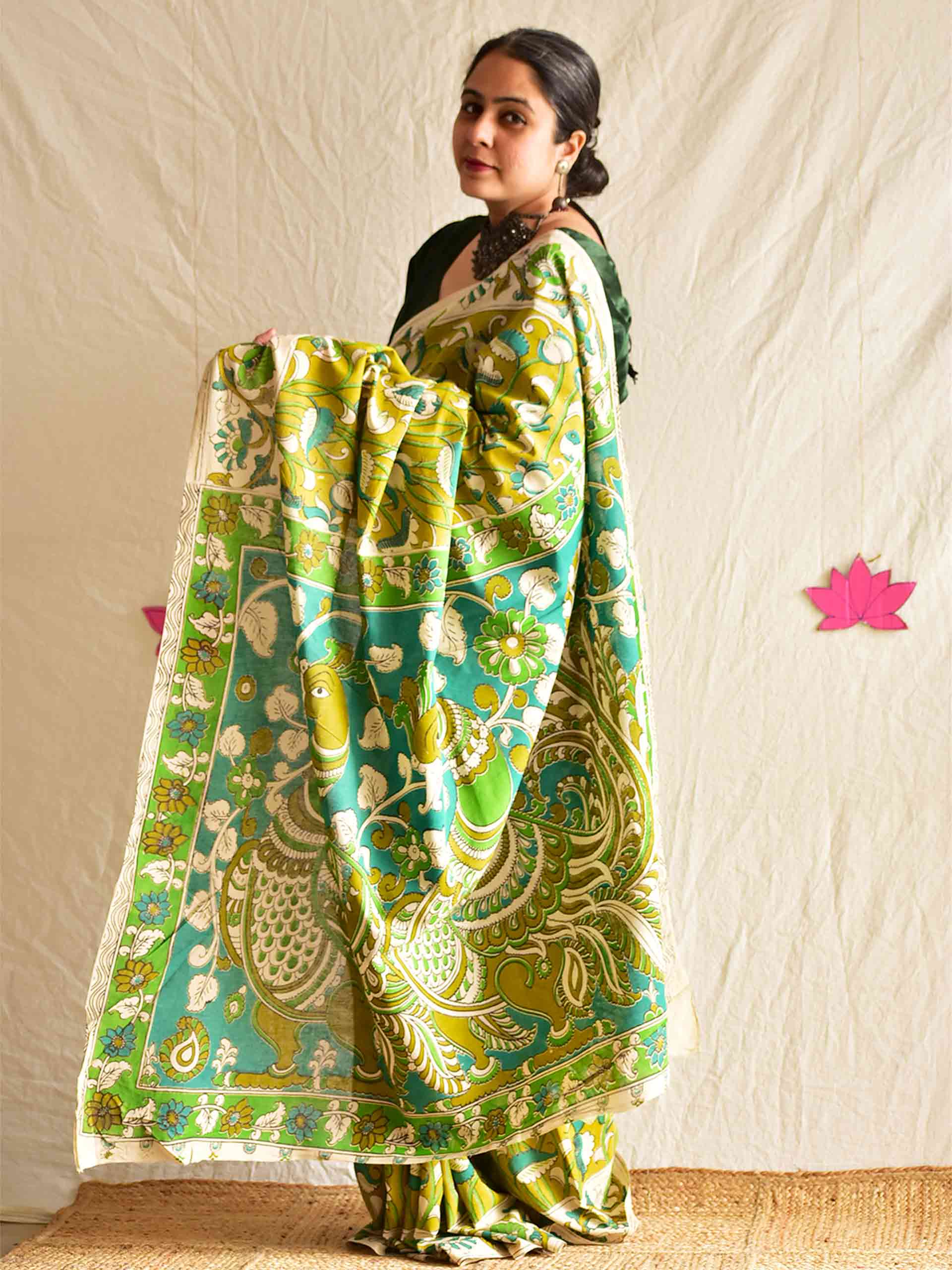 Preet - kalamkari printed saree