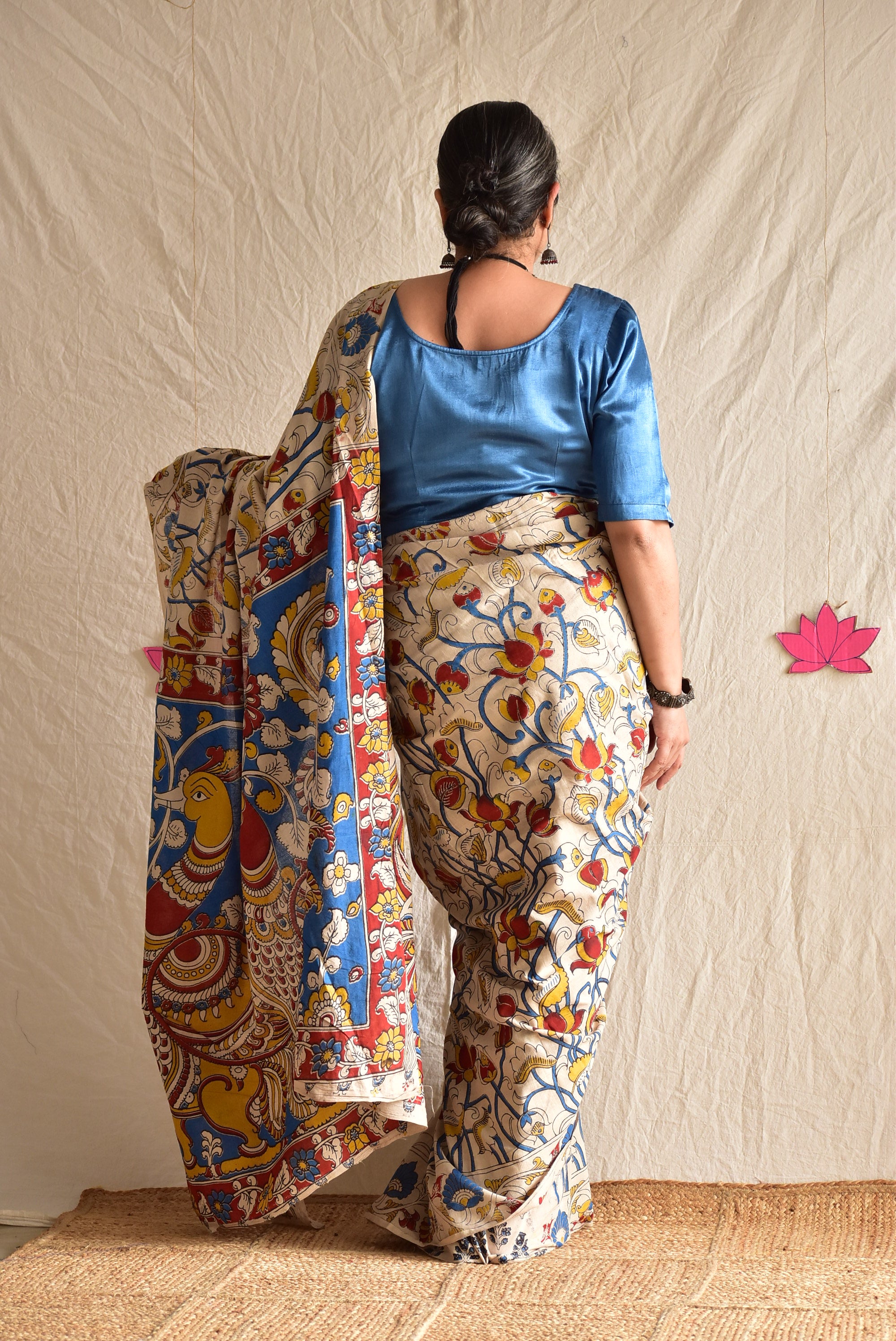 Rangeeniyan - kalamkari printed saree