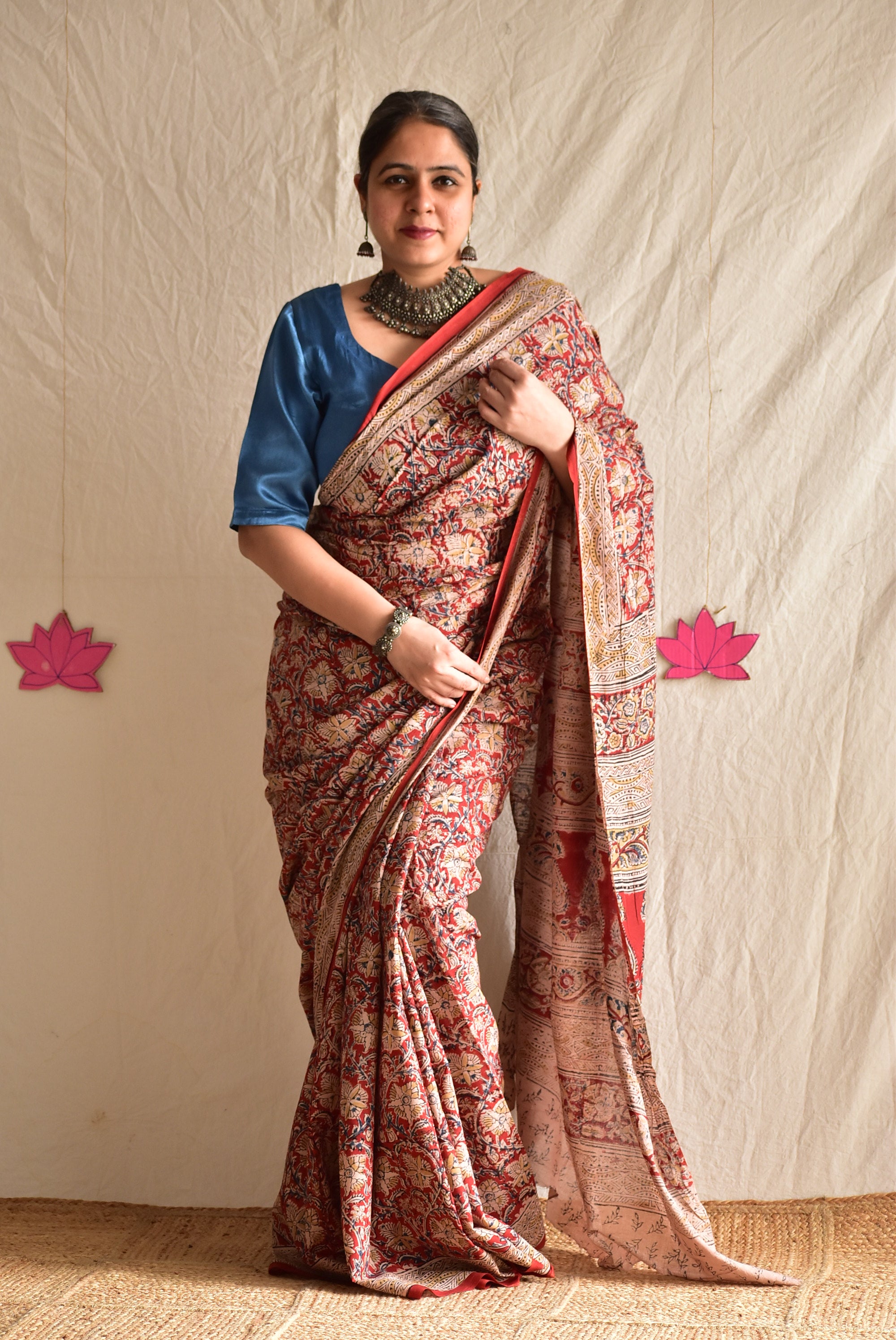 Rangeeniyan - kalamkari printed saree