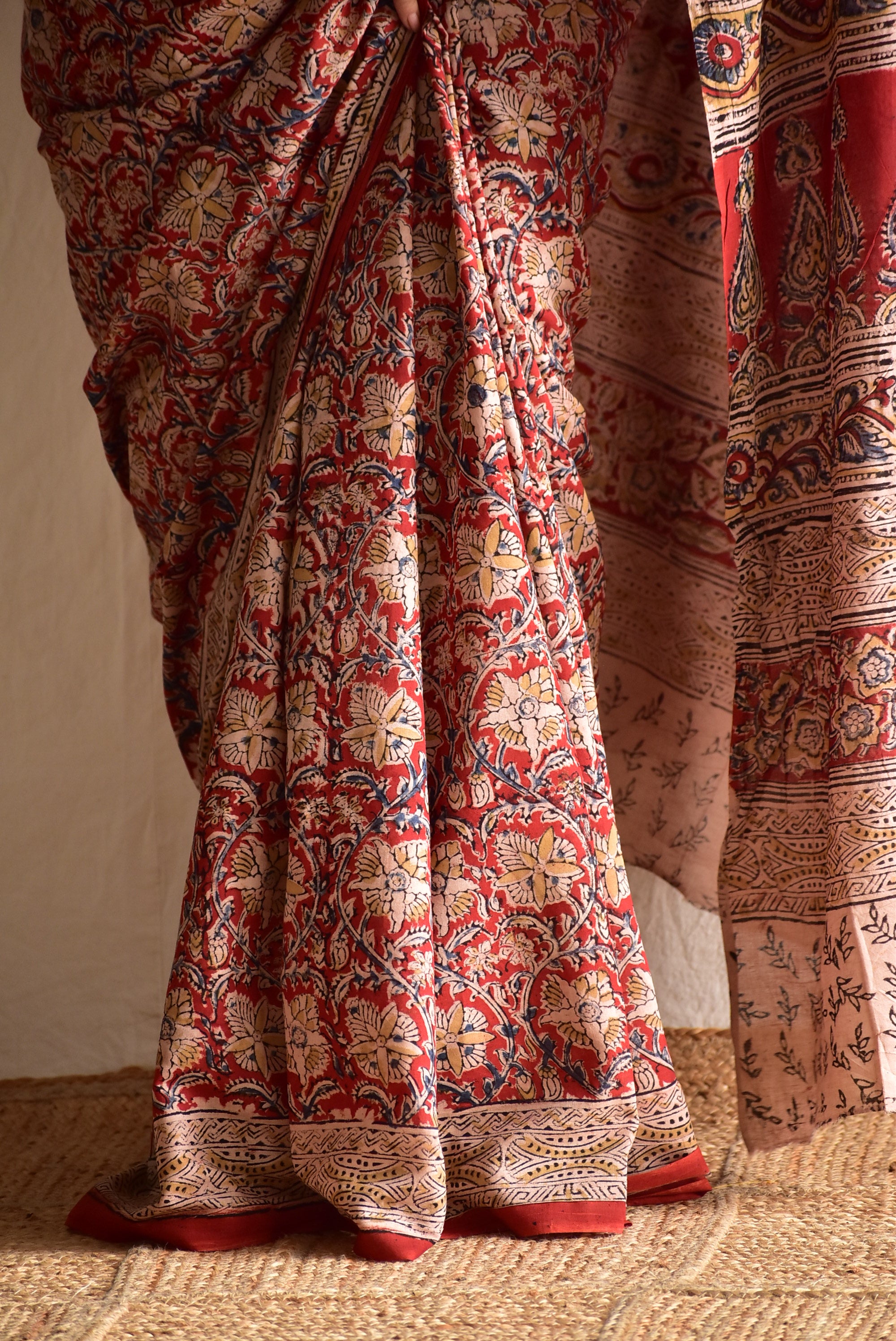 Rangeeniyan - kalamkari printed saree