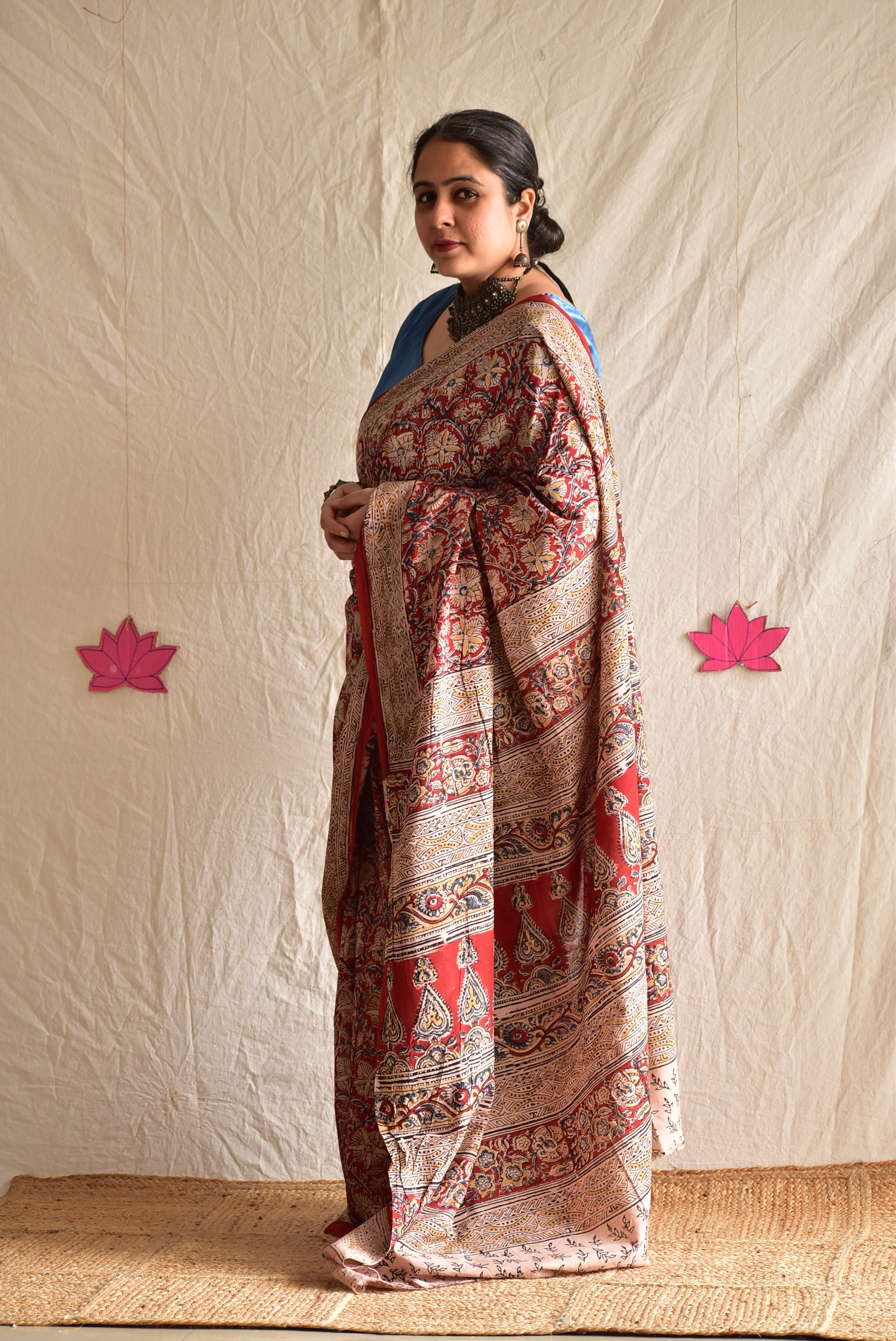 Rangeeniyan - kalamkari printed saree