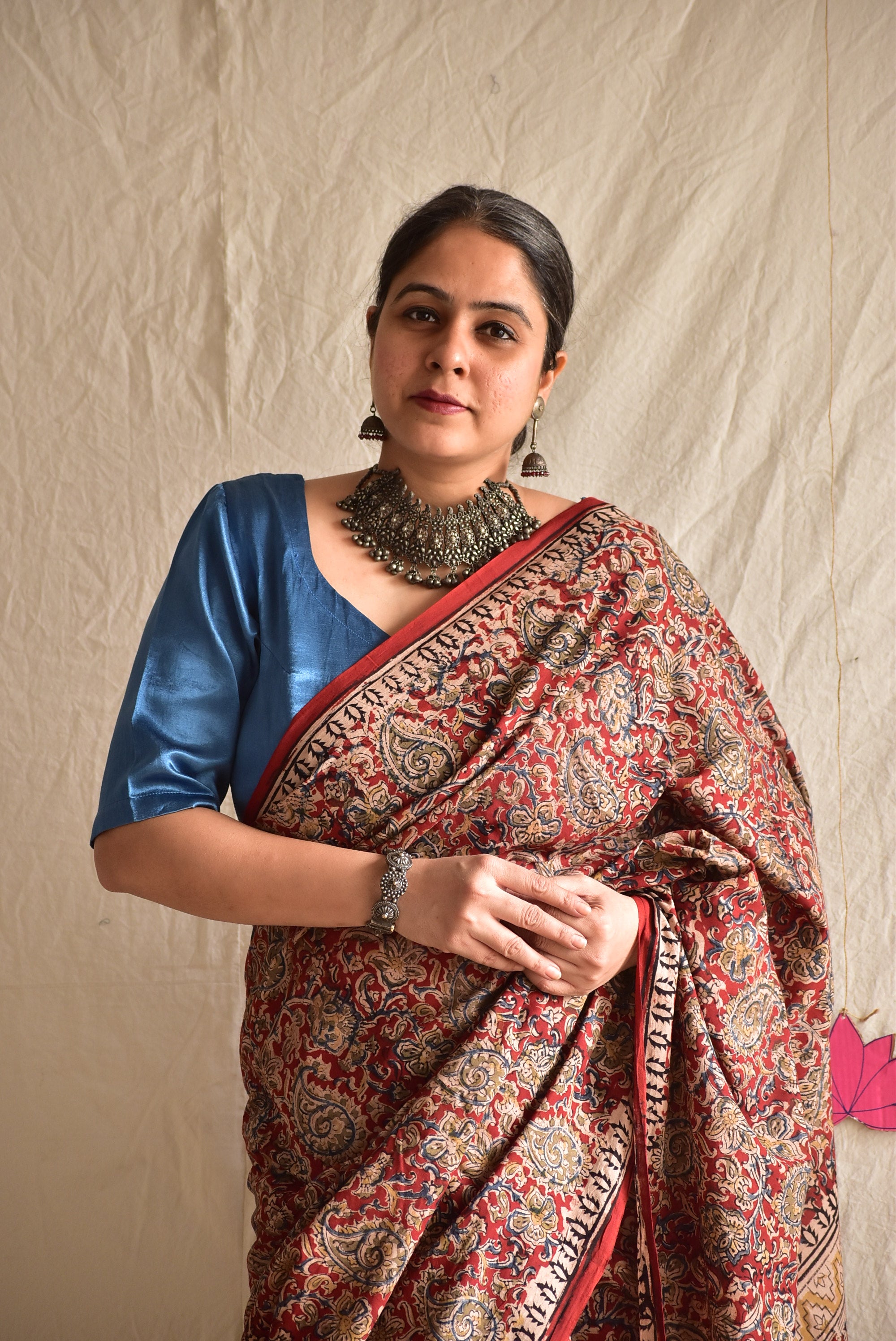 maithli - kalamkari printed saree