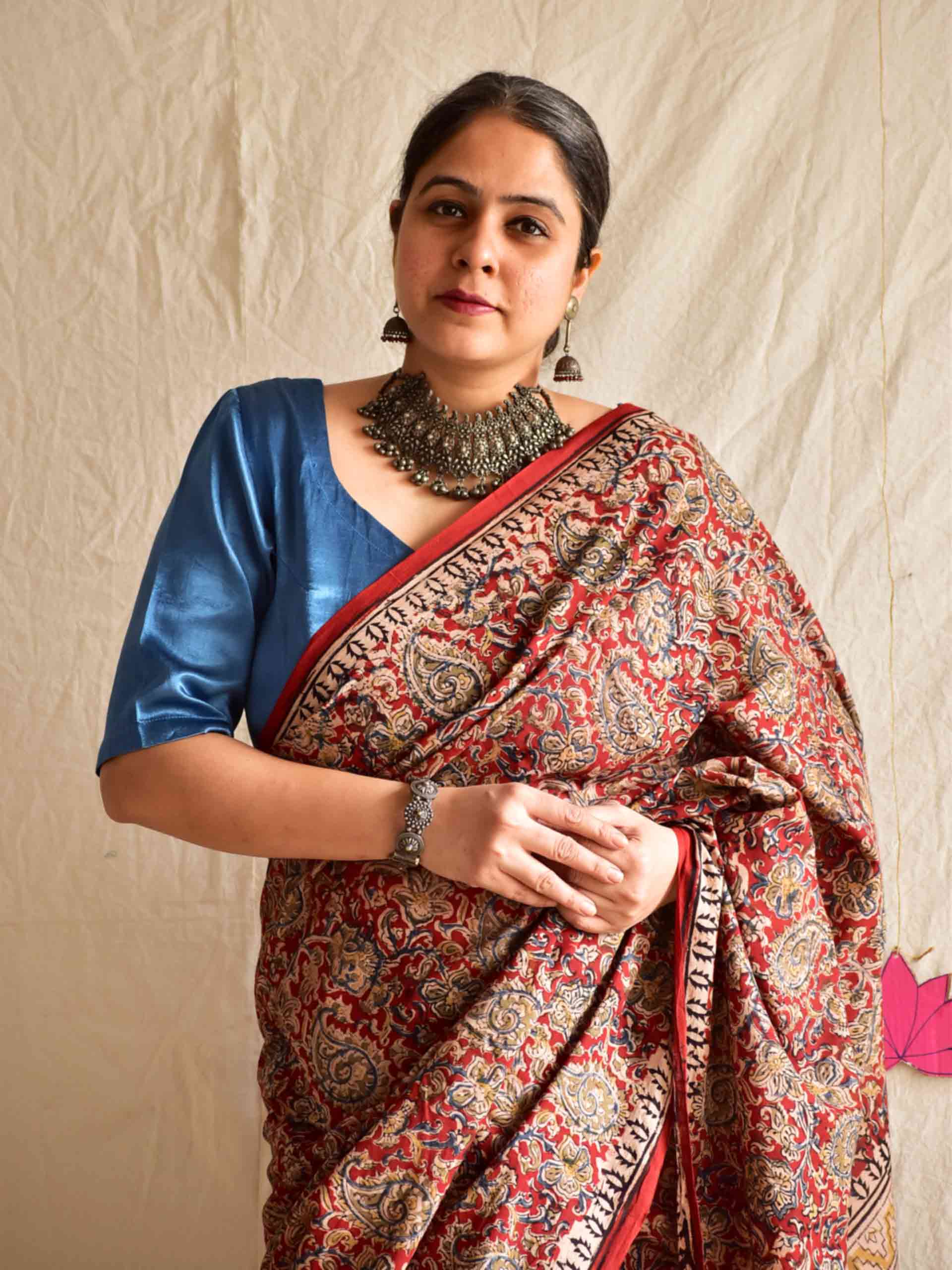 Nayan - kalamkari printed saree