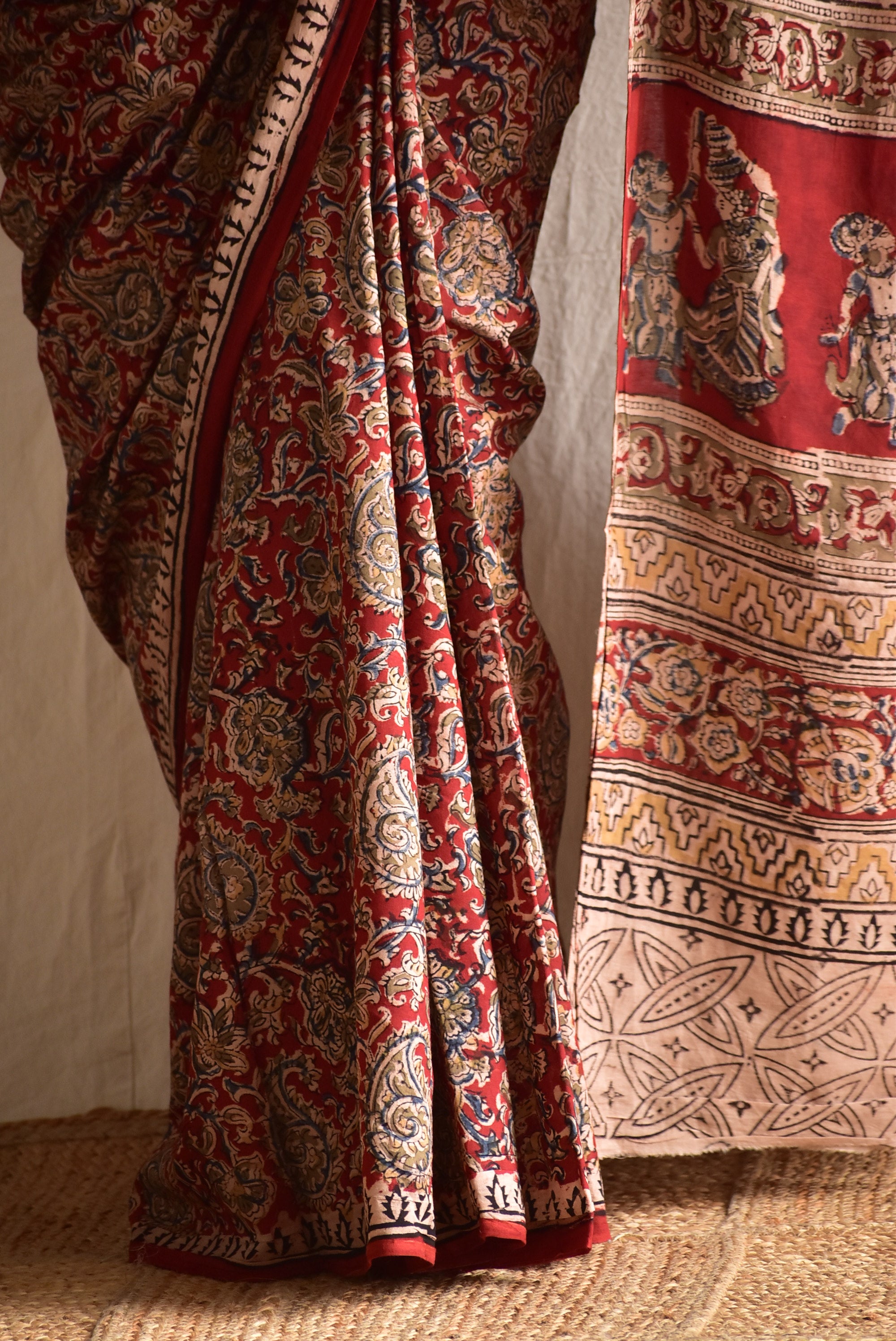 maithli - kalamkari printed saree