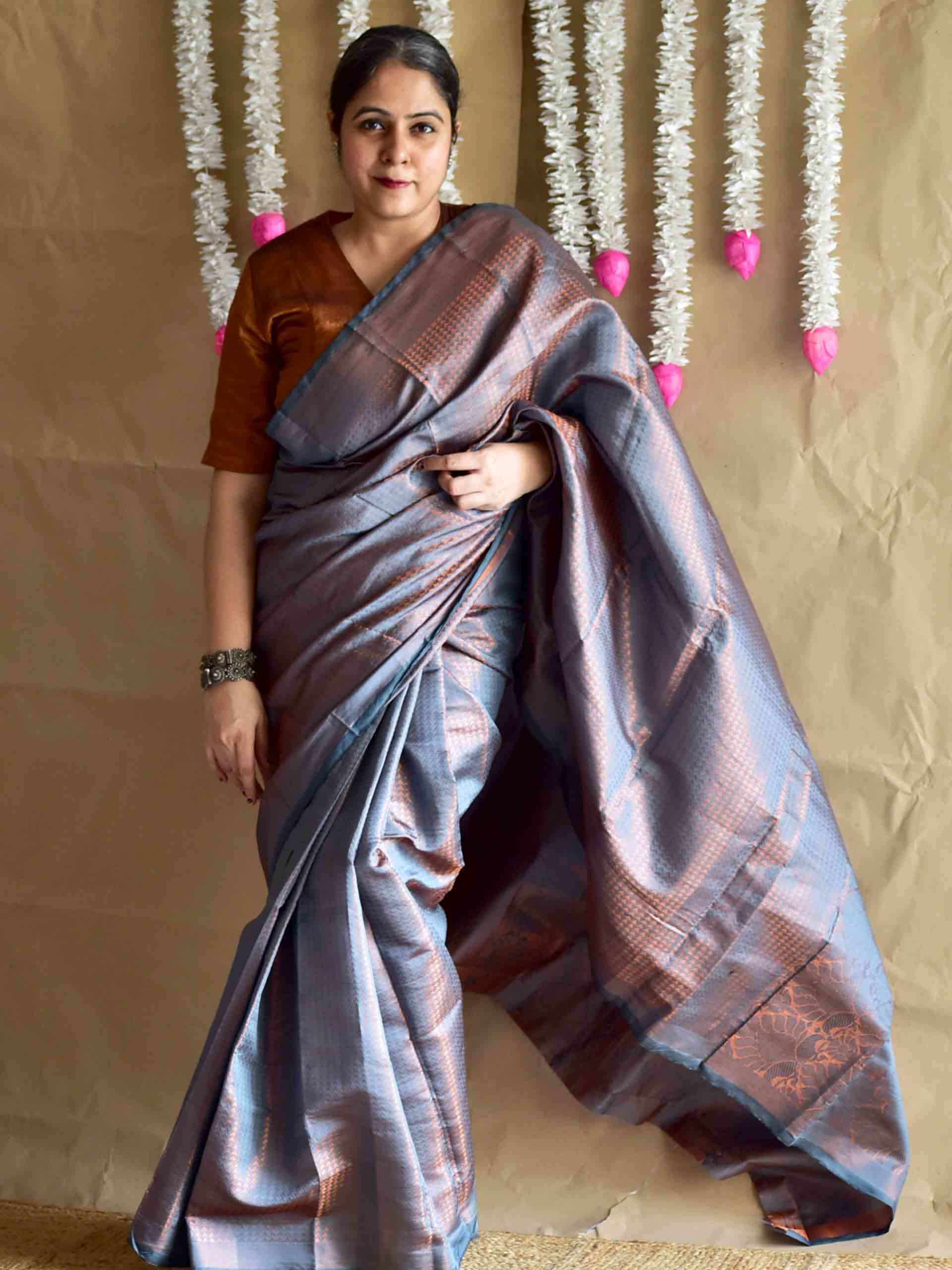 Shama - silk Brocade saree