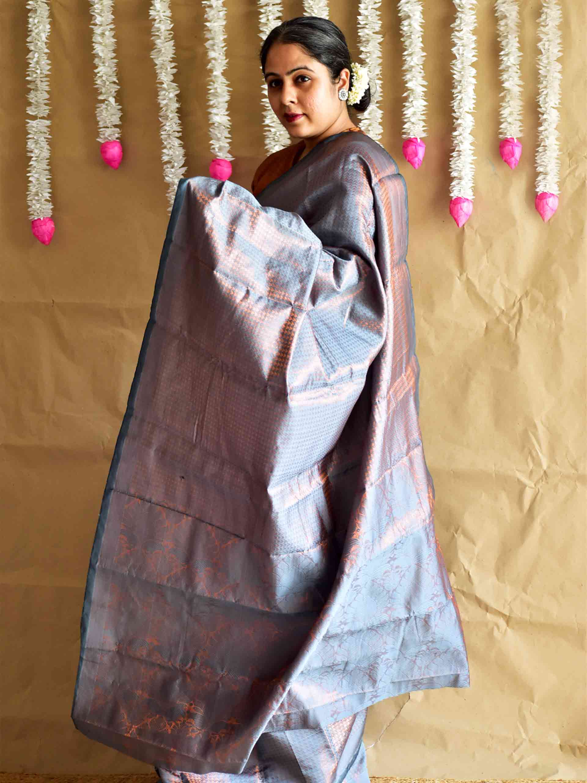 Shama - silk Brocade saree