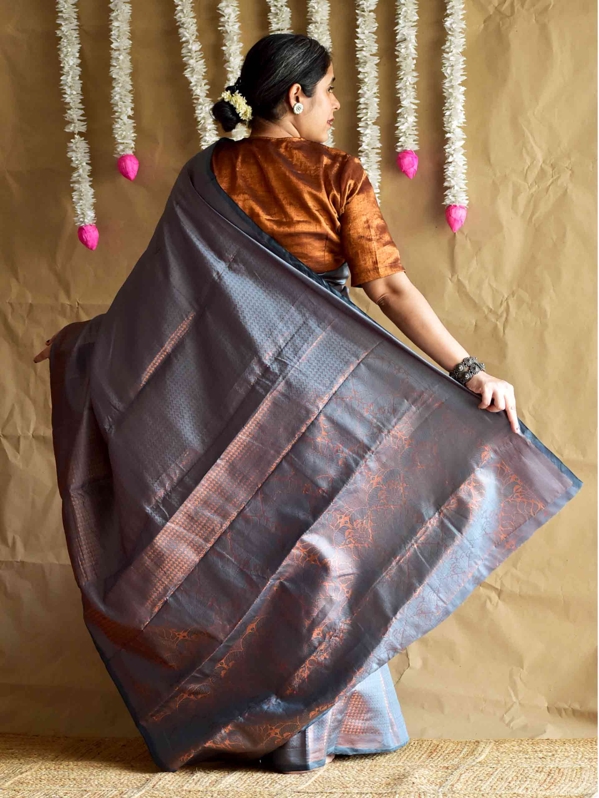 Shama - silk Brocade saree