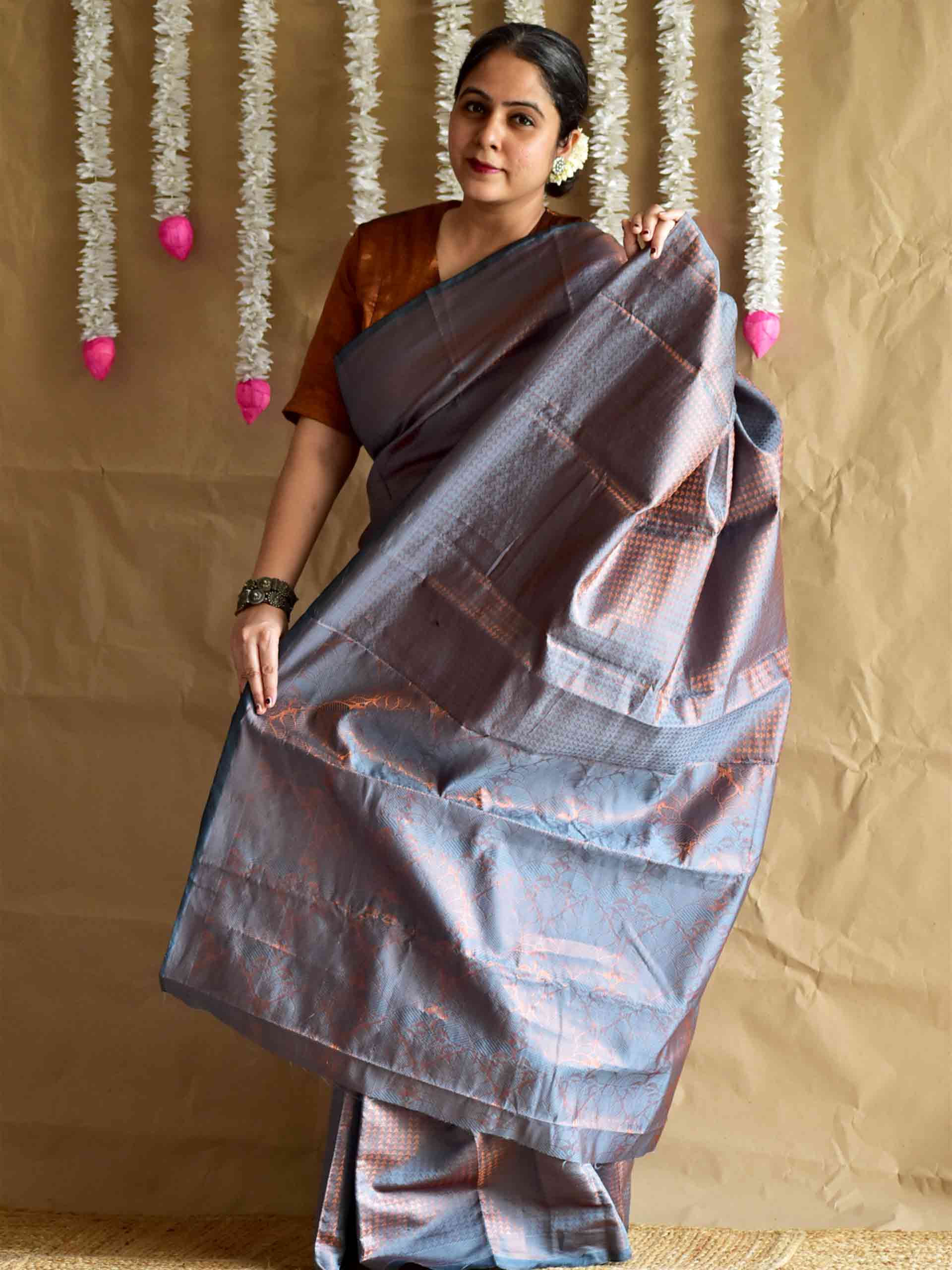 Shama - silk Brocade saree